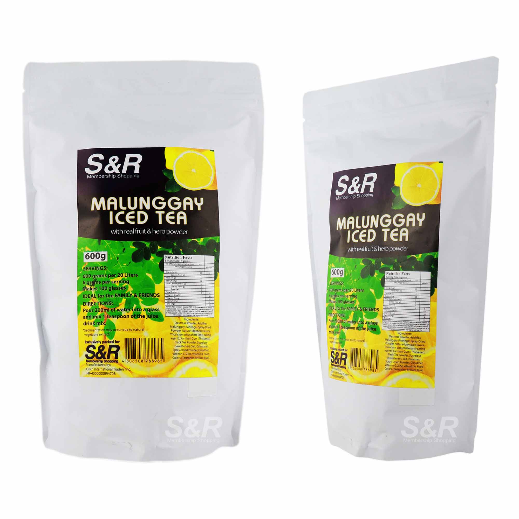 S&R Malunggay Iced Tea