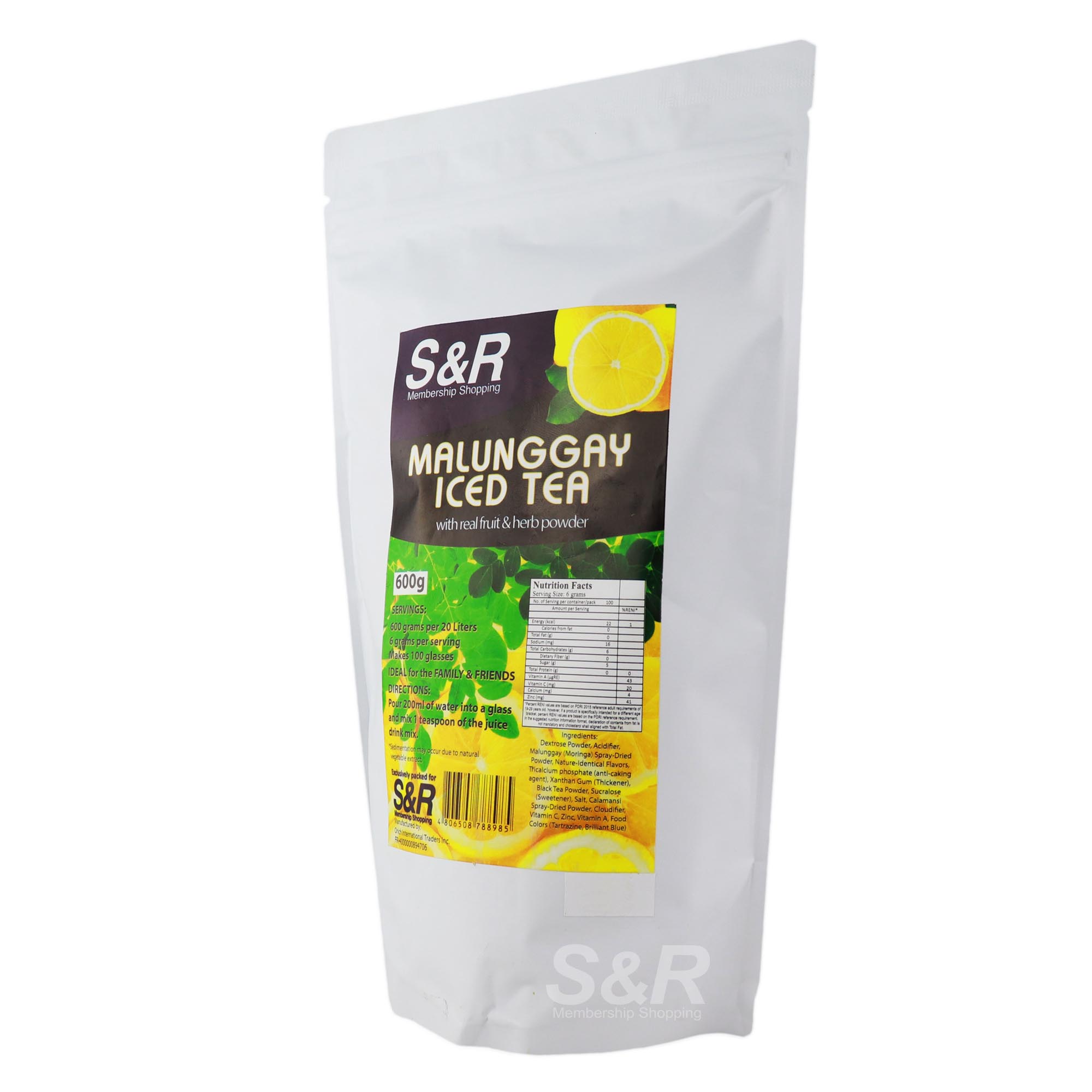 S&R Malunggay Iced Tea