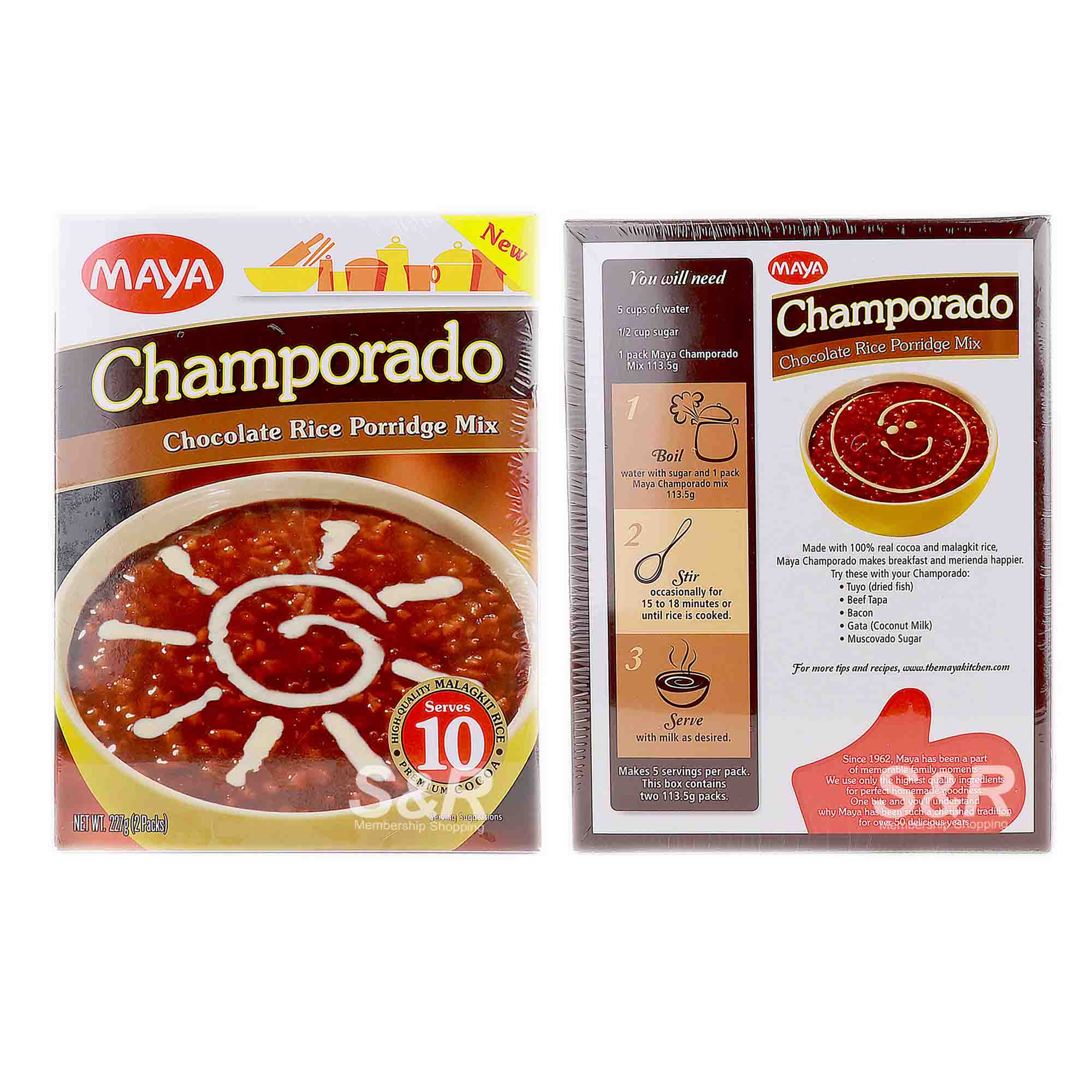 Maya Champorado Chocolate Rice Porridge