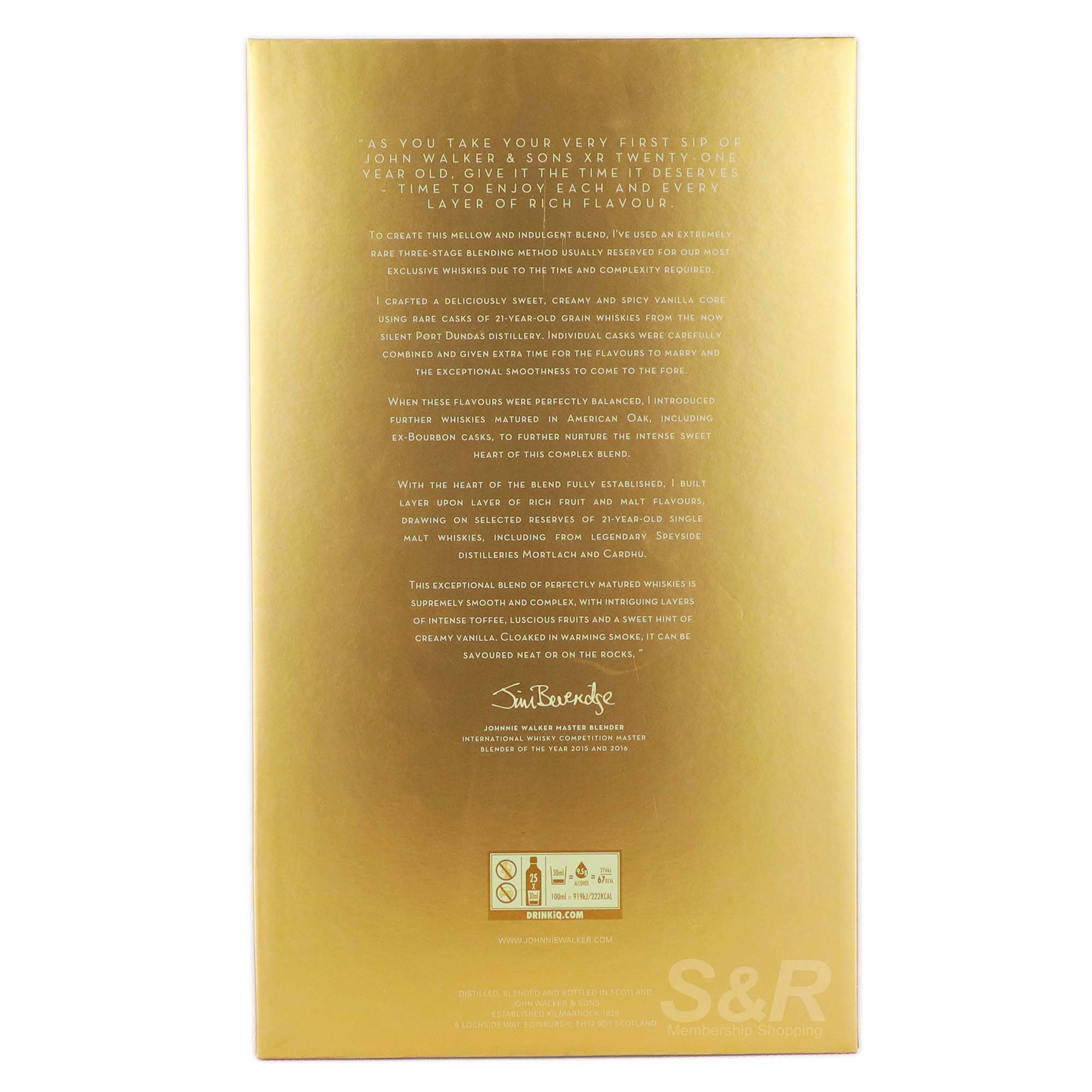 John Walker & Sons Blended Scotch Whisky