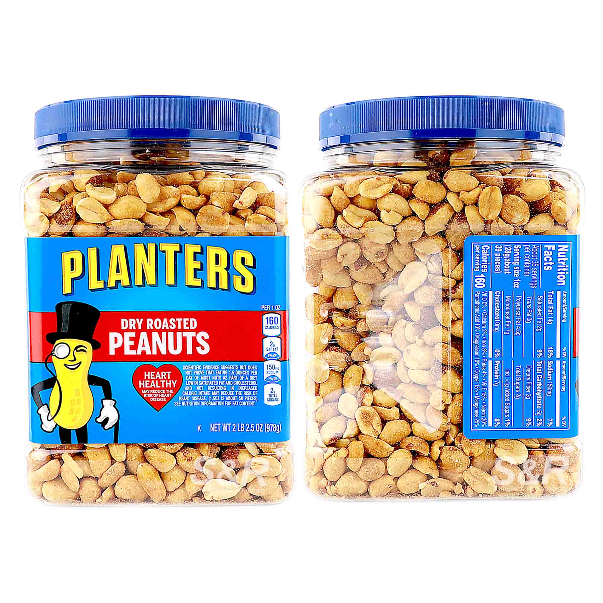 Planters Dry Roasted Peanuts 978g