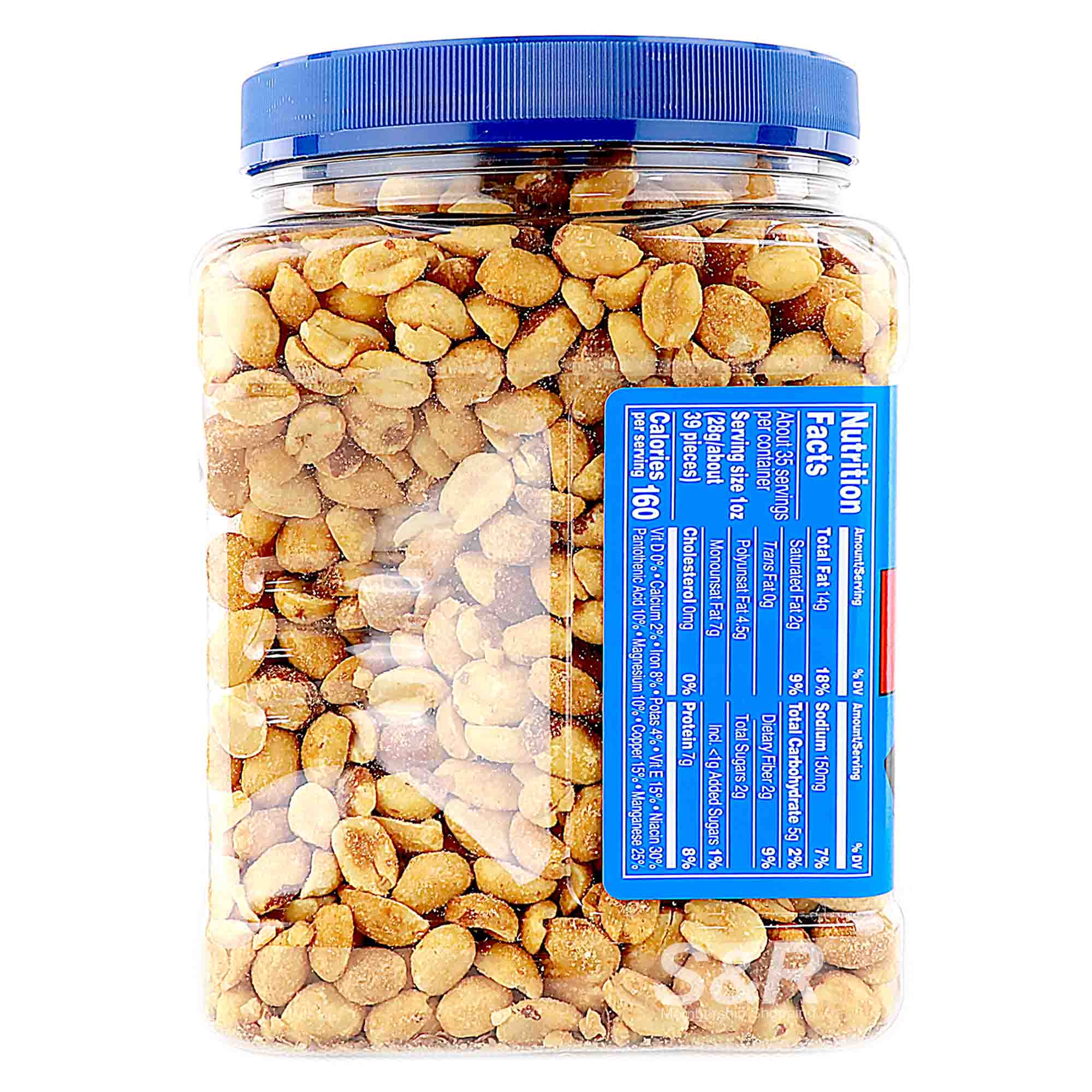 Planters Dry Roasted Peanuts 978g