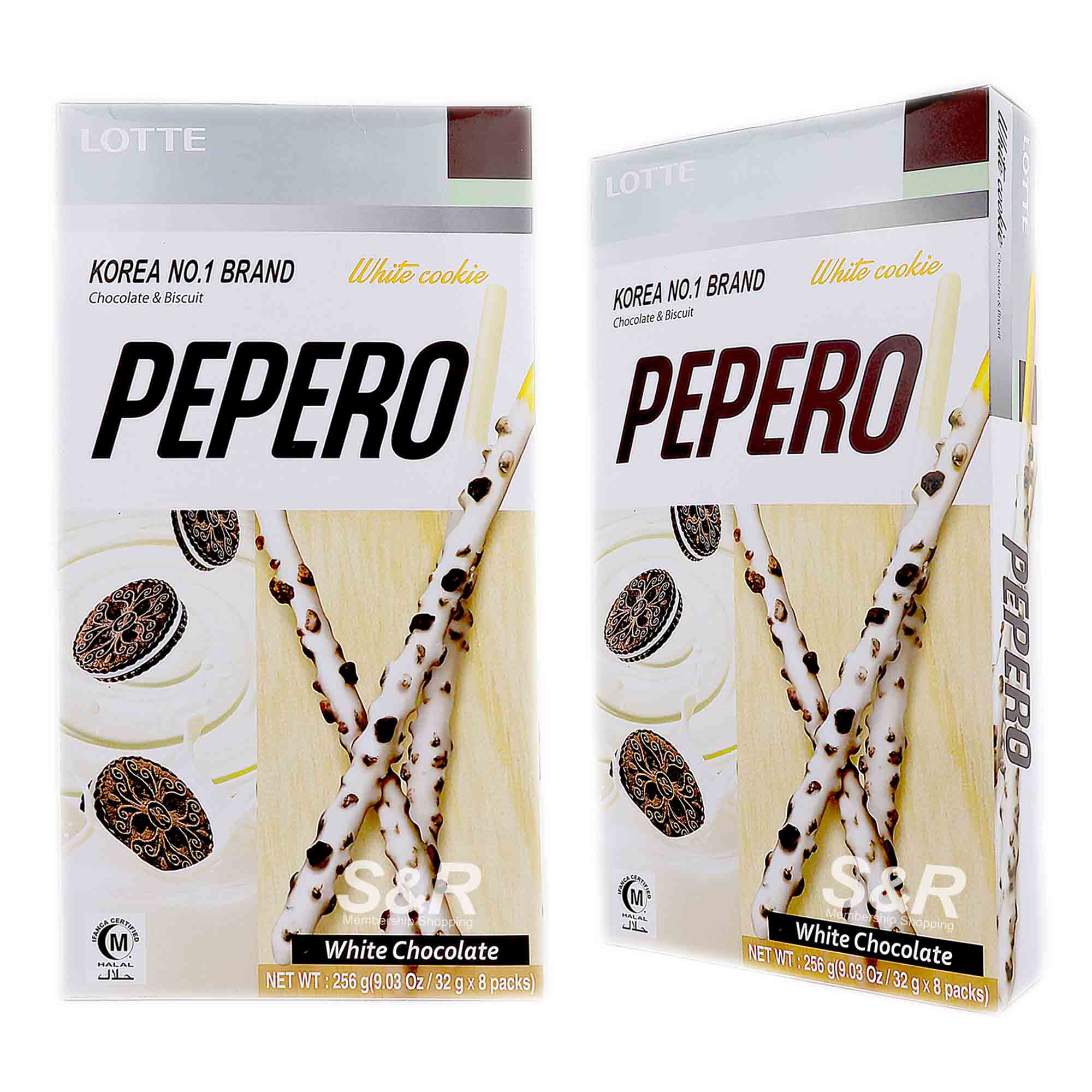 Lotte Pepero White Cookie Chocolate