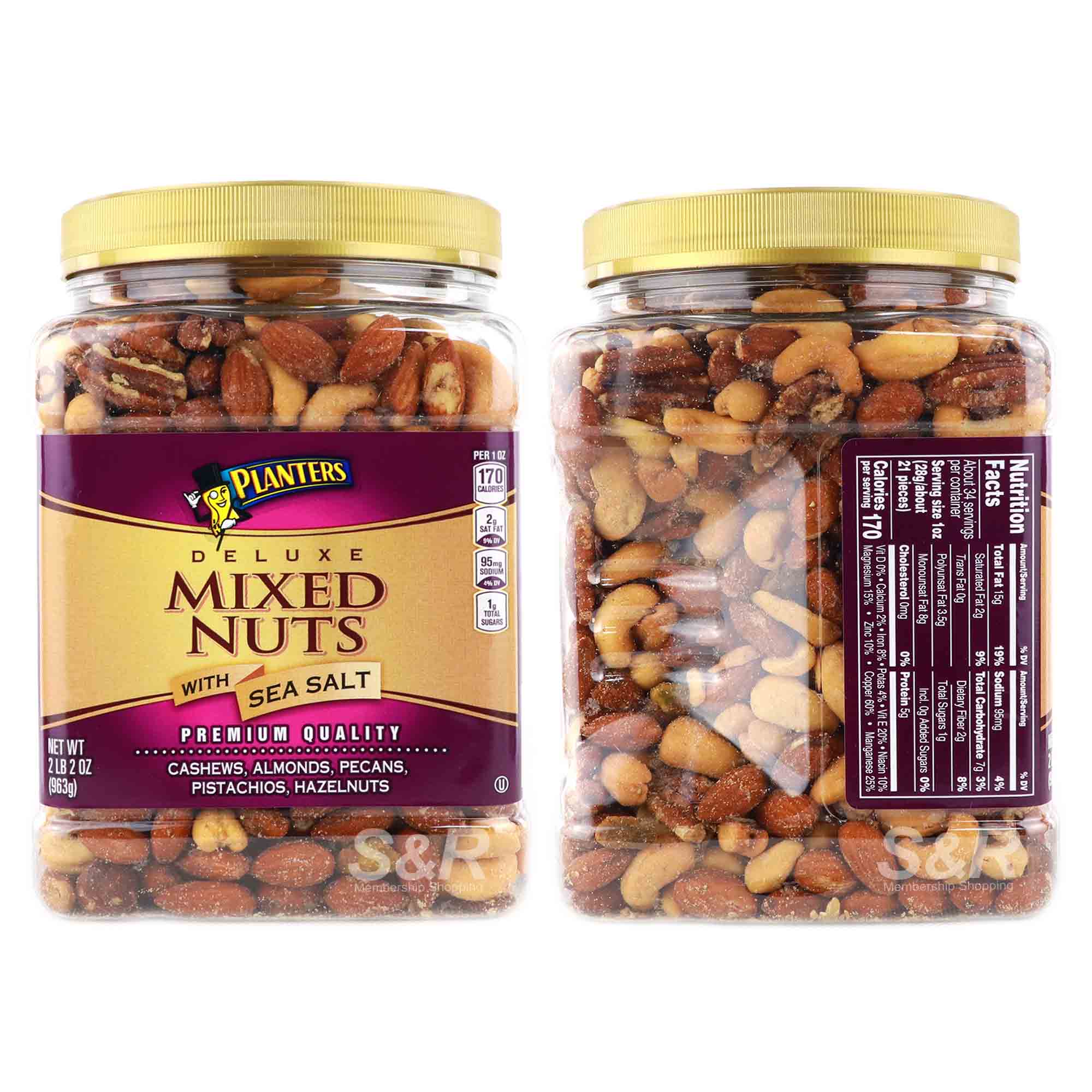 Planters Deluxe Mixed Nuts with Sea Salt