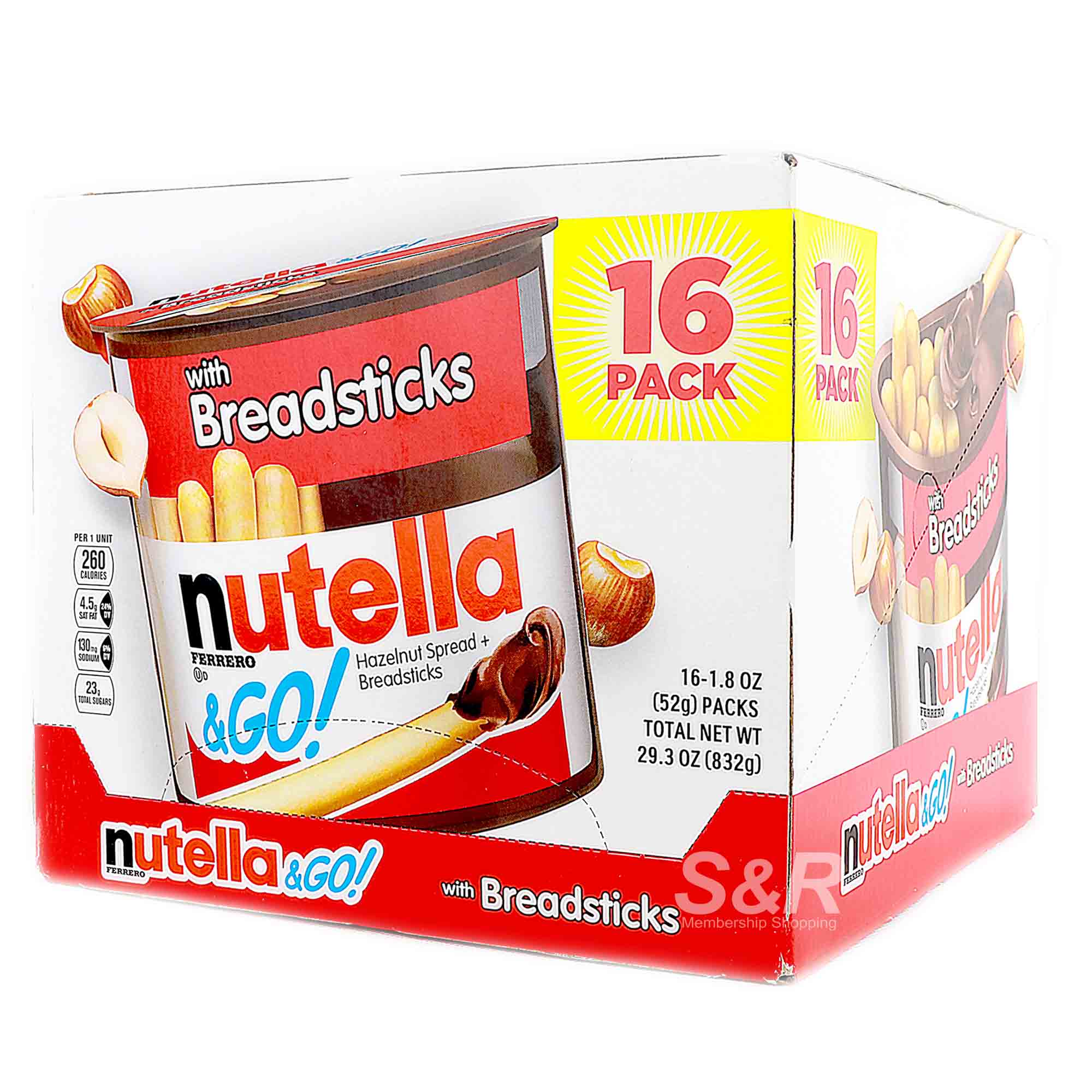 Nutella & Go Hazelnut Spread with Breadsticks