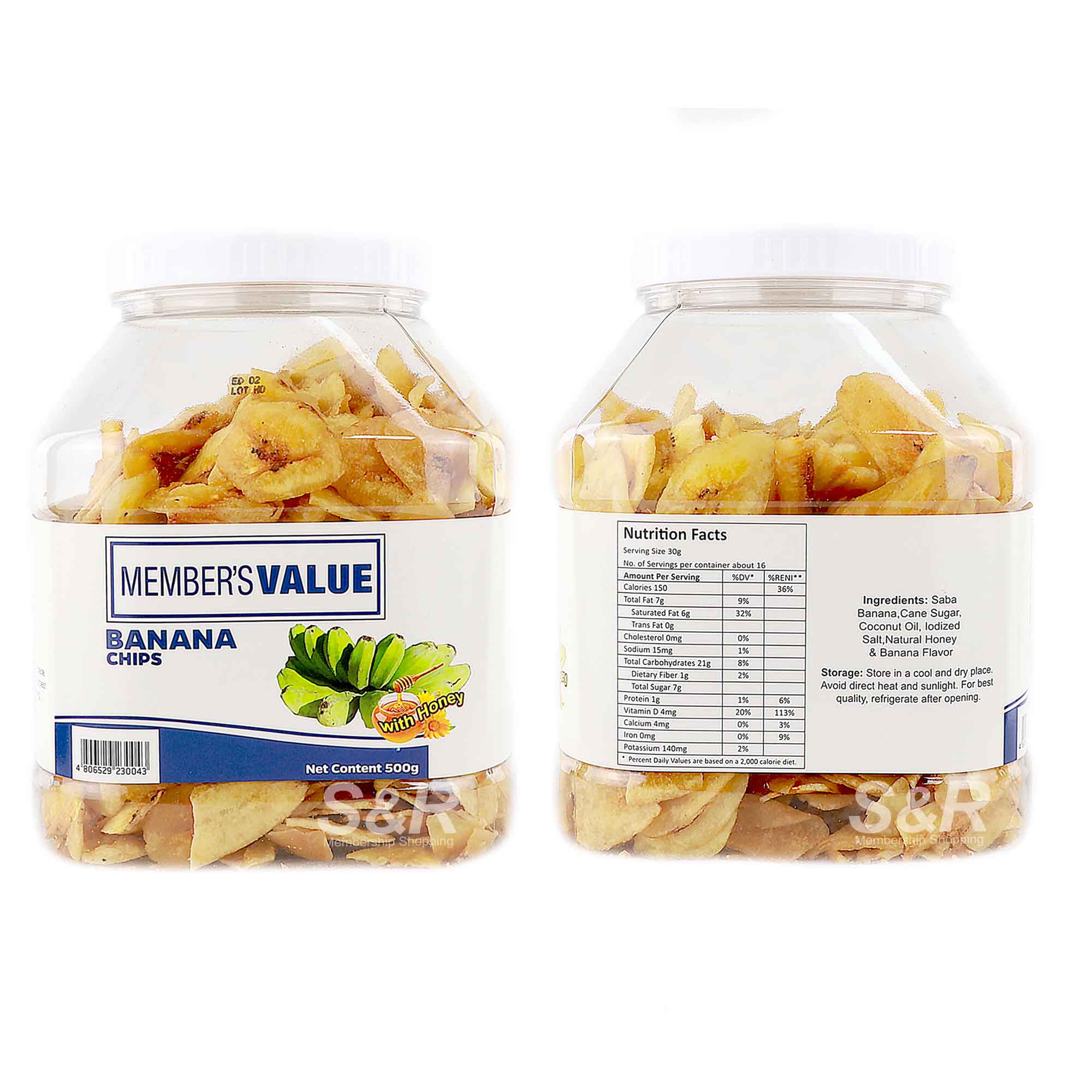 Member's Value Banana Chips