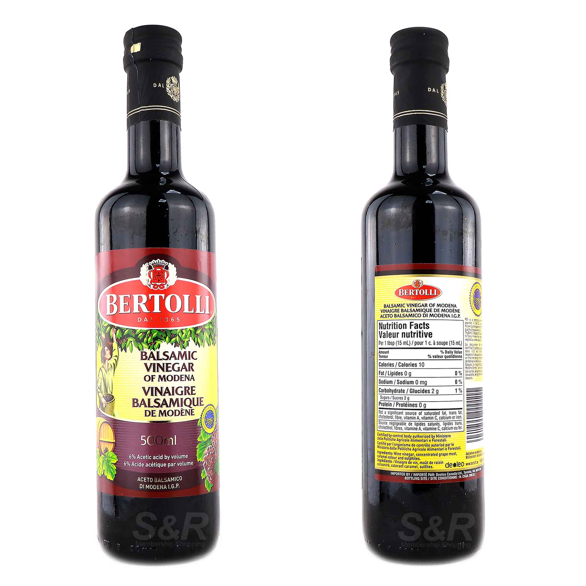 Bertolli Balsamic Vinegar Of Modena 500mL