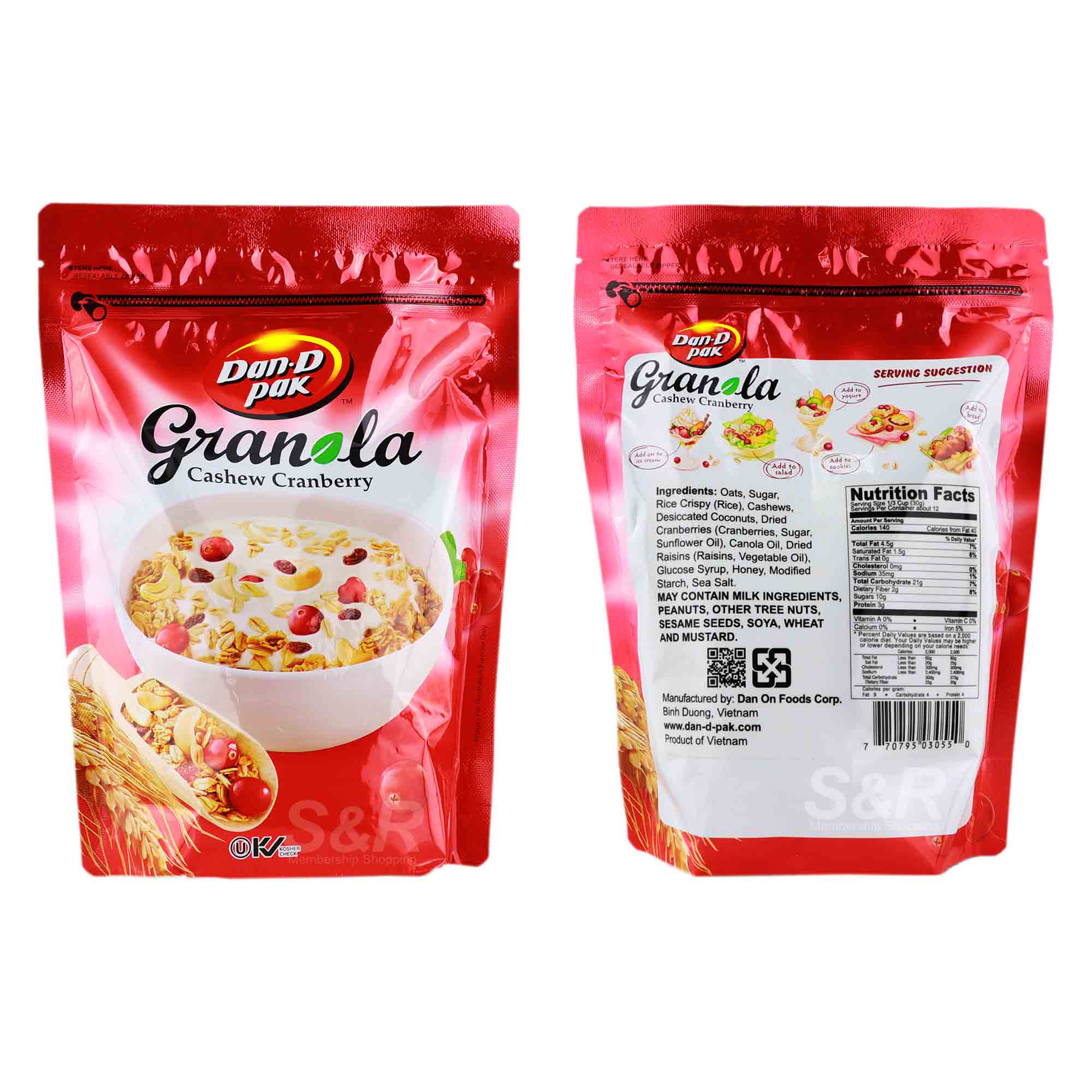 Dan-D Pak Cashew Cranberry