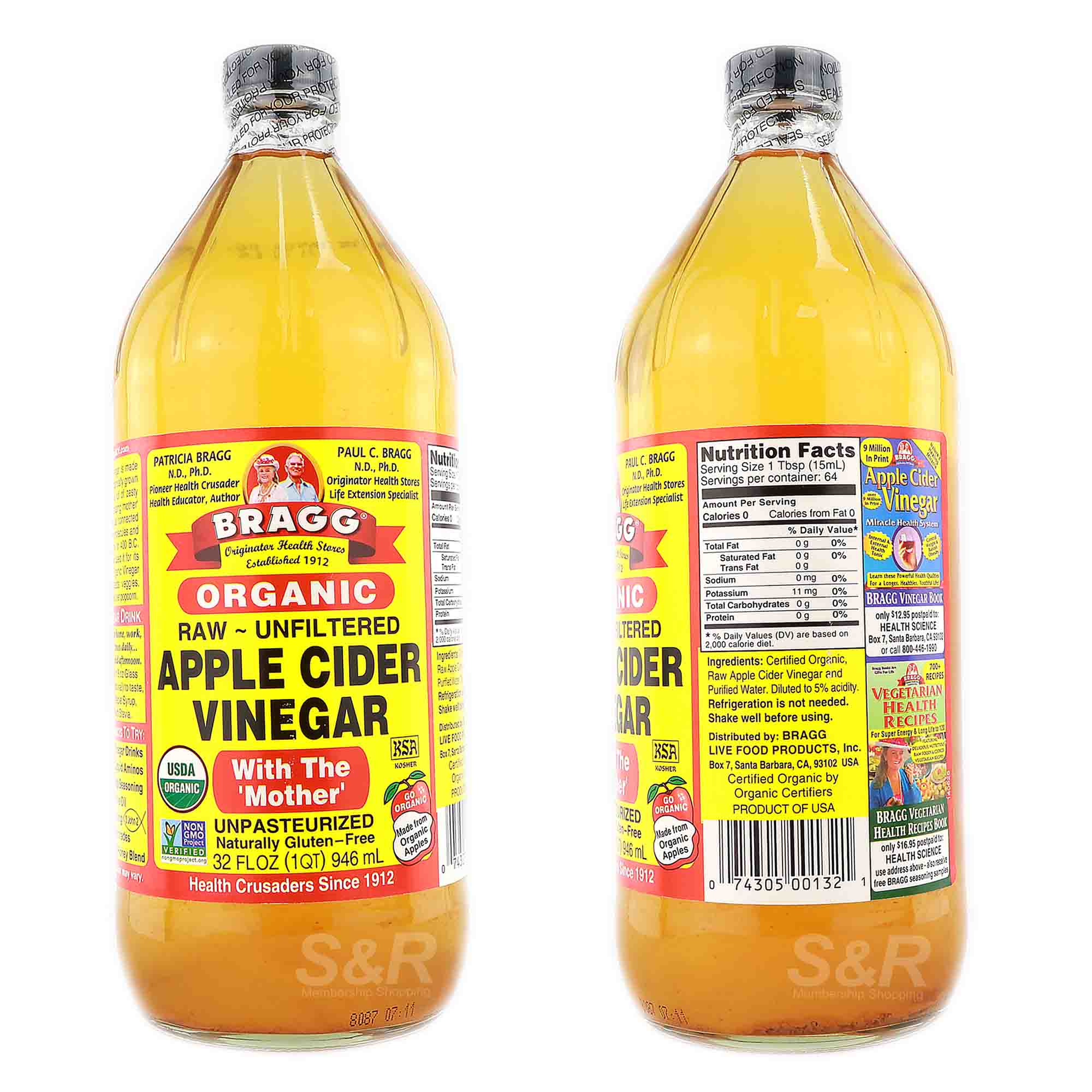 Organic Raw-Unfiltered Apple Cider Vinegar