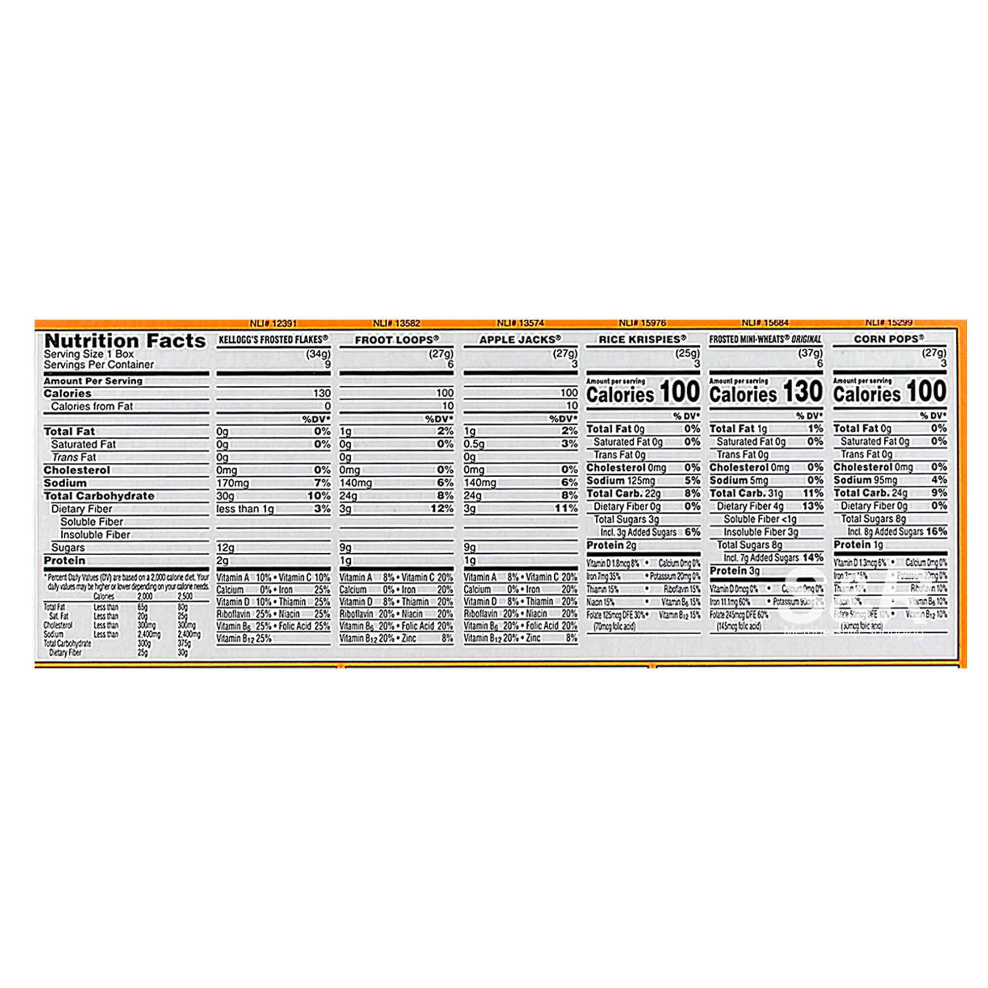 Kellogg's Assortment Pack Cereal
