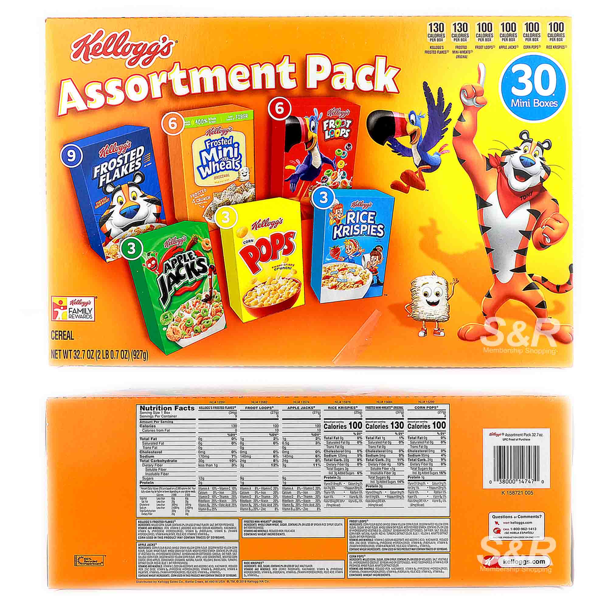 Kellogg's Assortment Pack Cereal