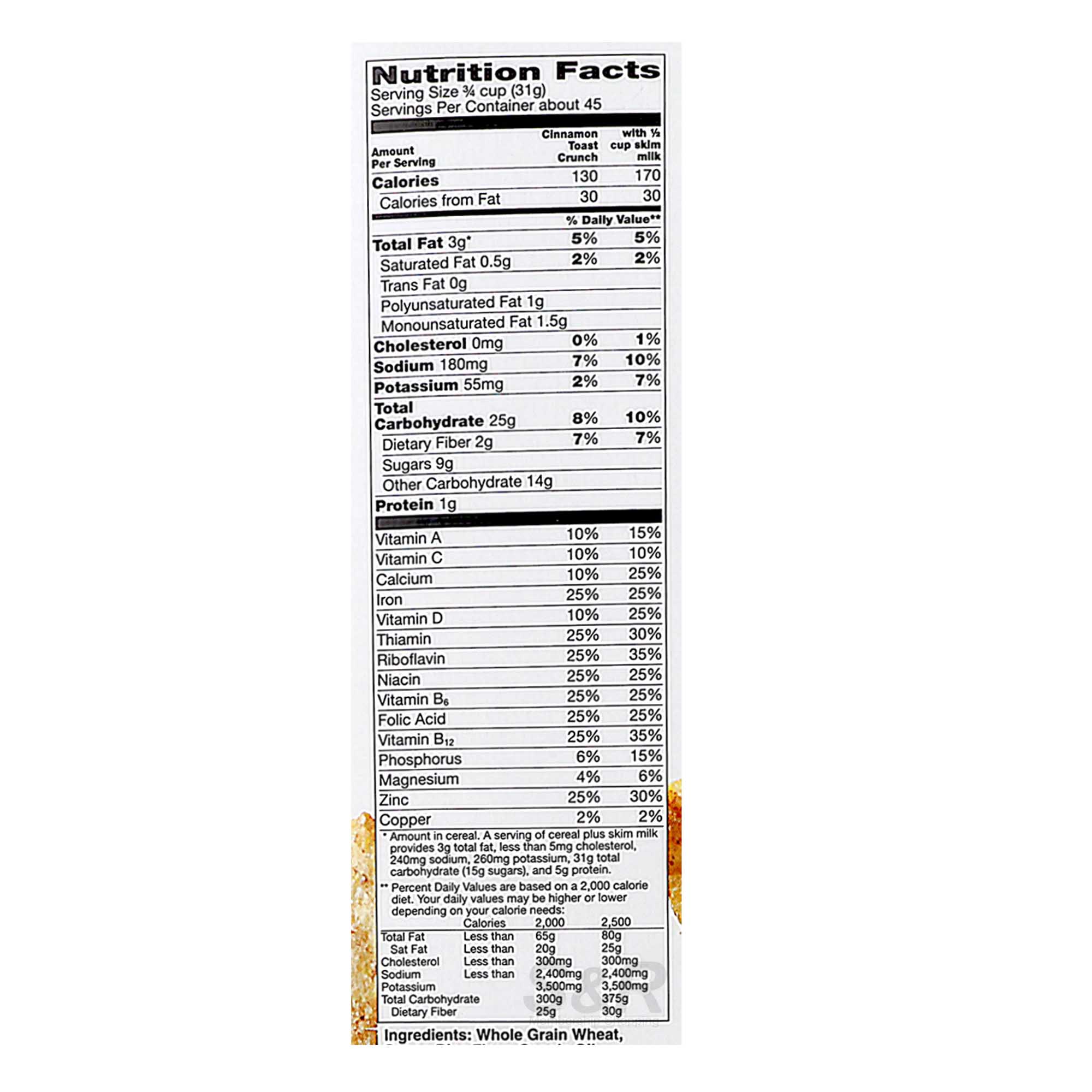 General Mills Cinnamon Toast Crunch