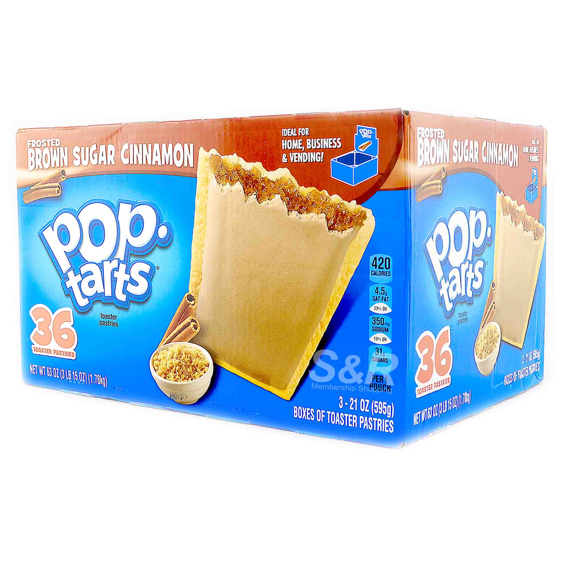 Kellogg's Pop Tarts Frosted Brown Sugar Cinnamon