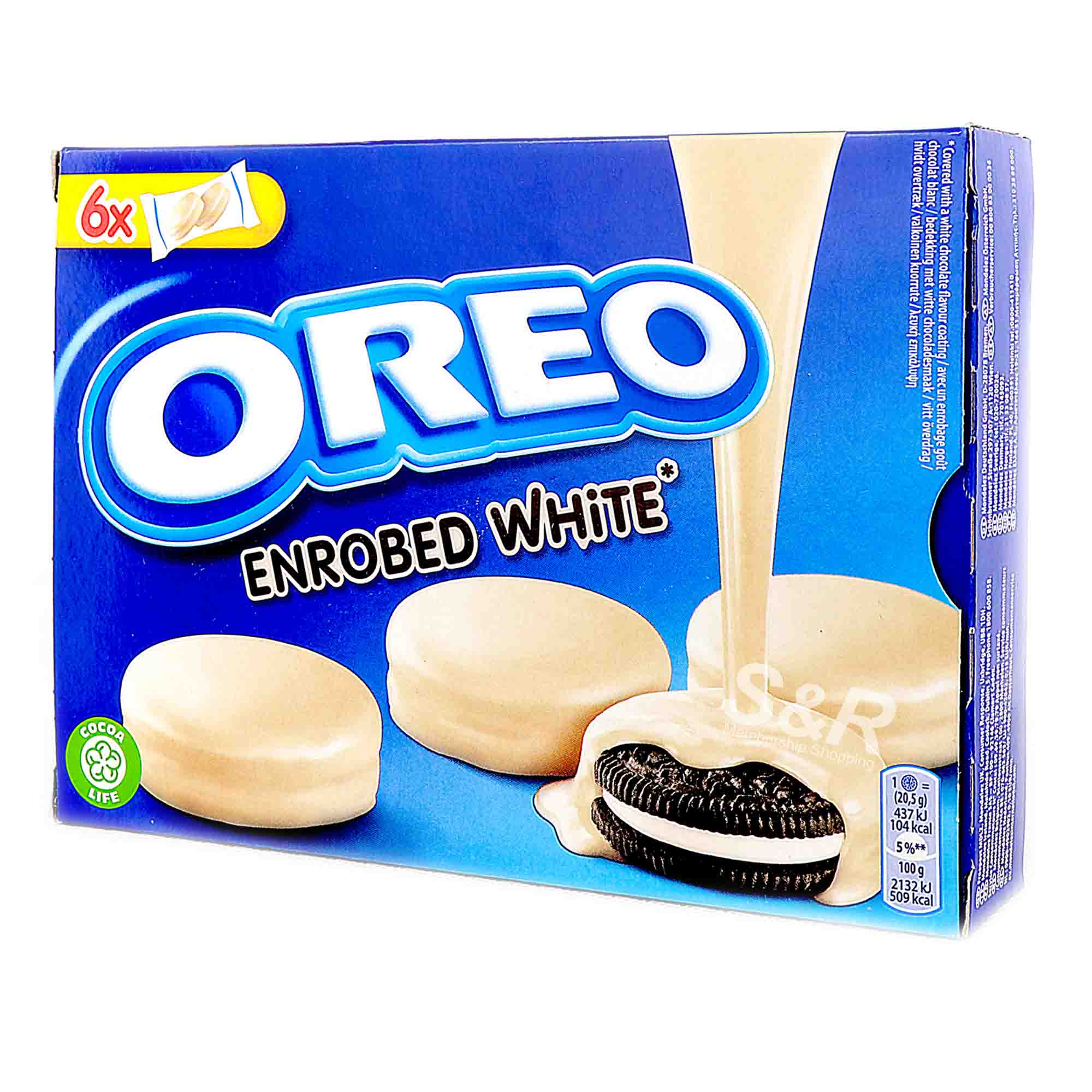 Oreo Enrobed White Chocolate Sandwich