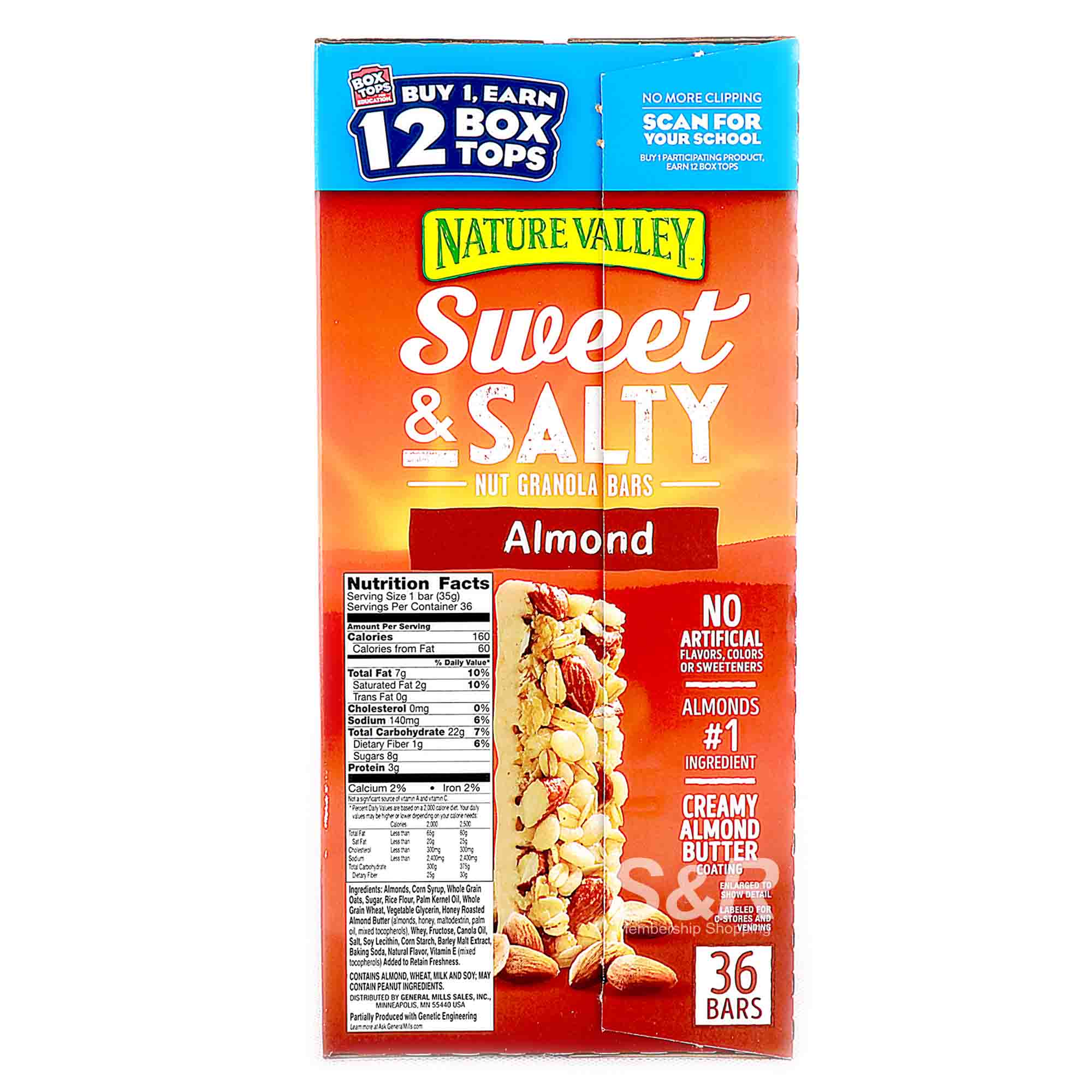 Nature Valley Sweet & Salty Nut Granola Bars Almond