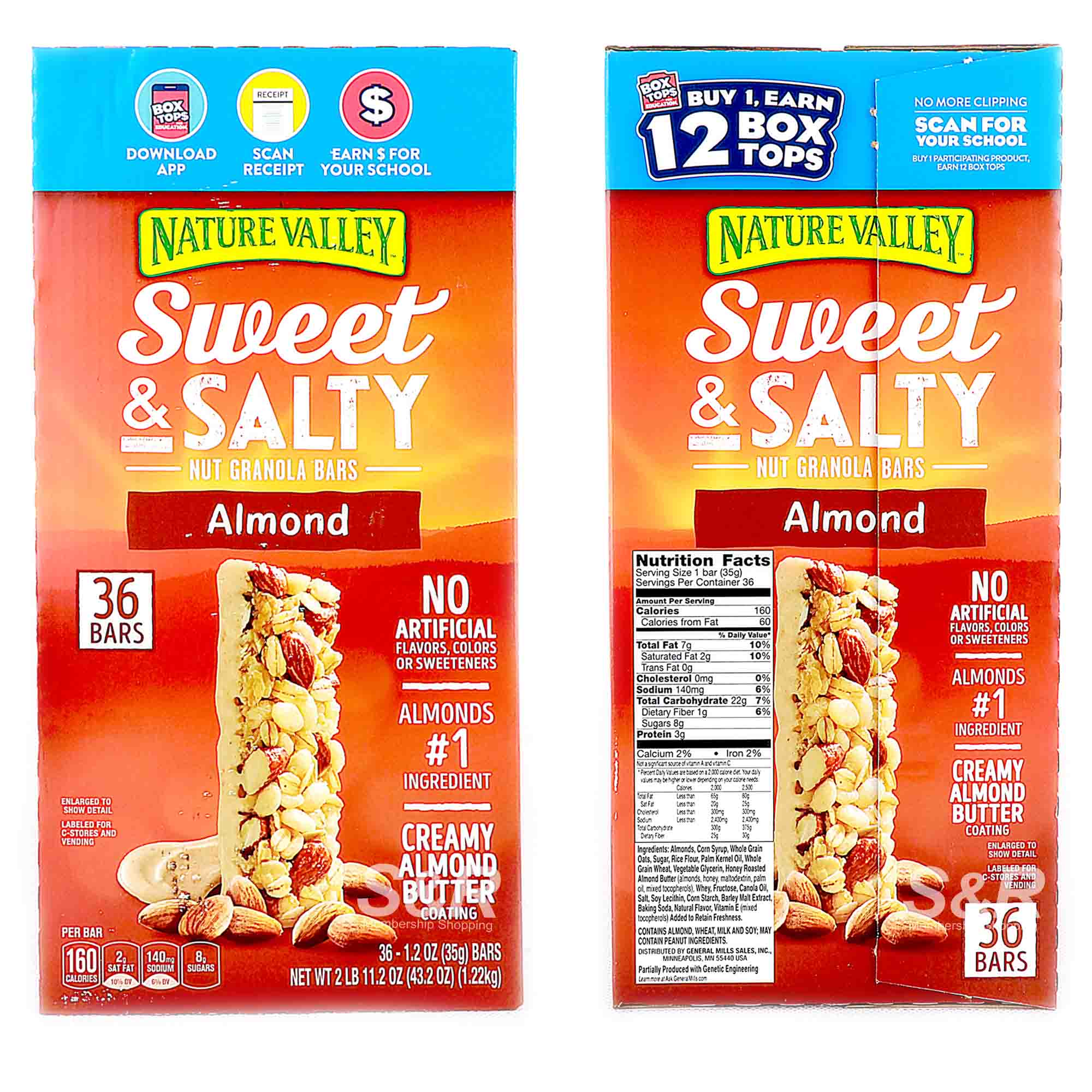 Nature Valley Sweet & Salty Nut Granola Bars Almond