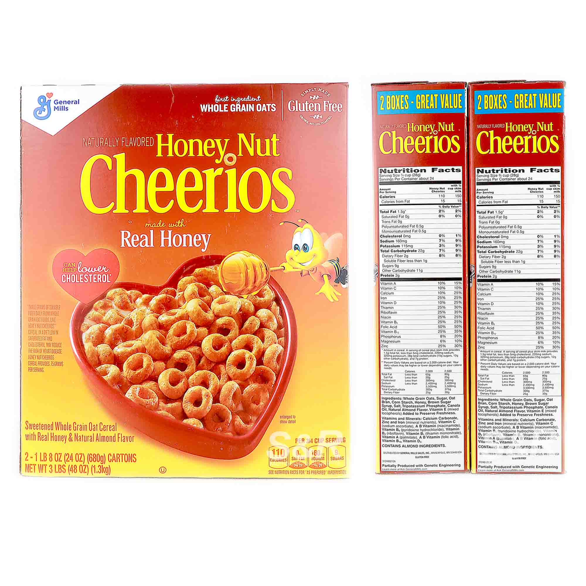 honey nut cheerios food label