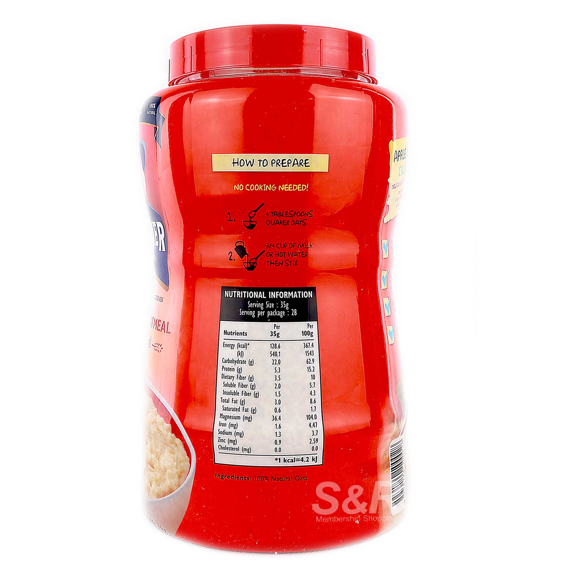 Quaker Instant Oatmeal Original