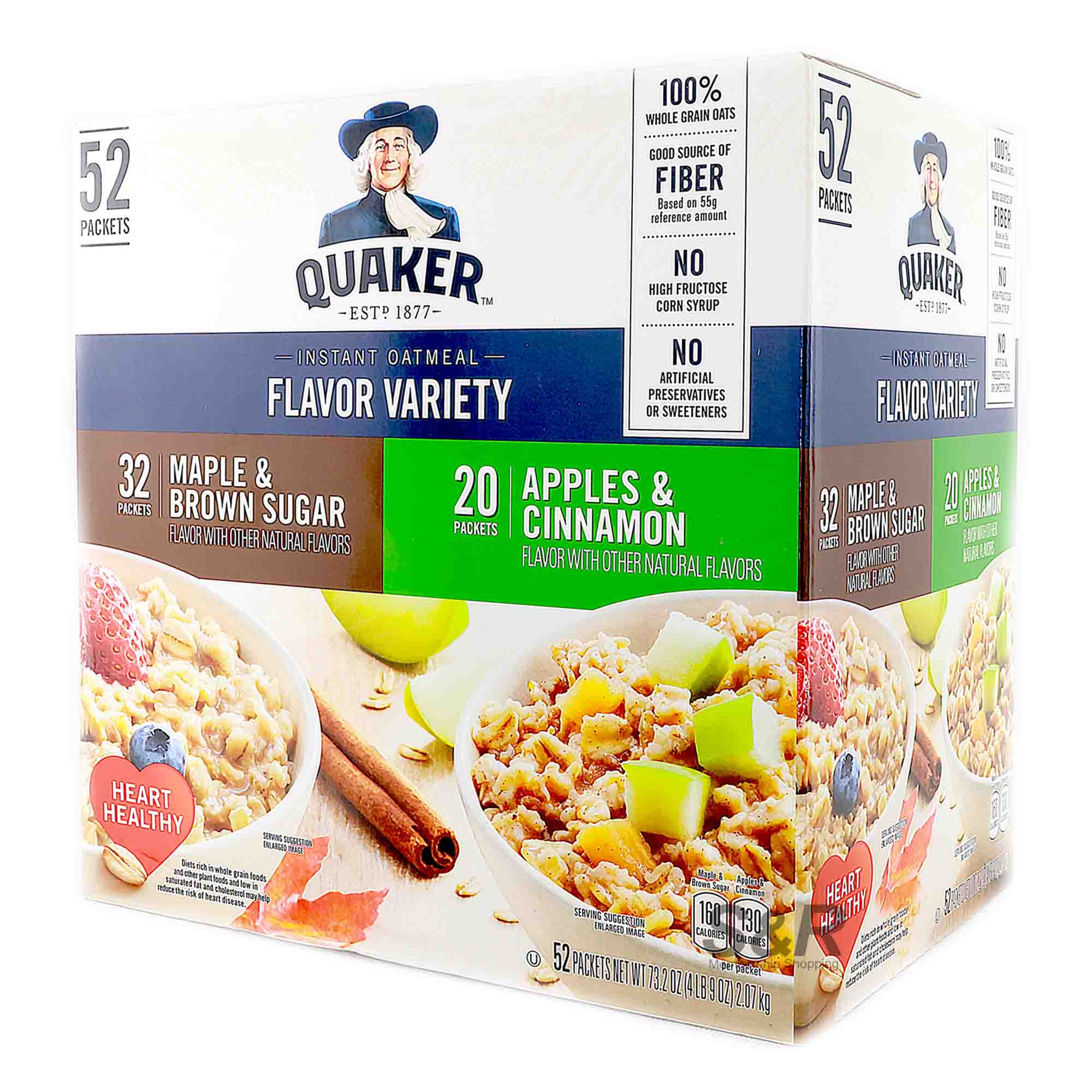Quaker Flavor Variety Instant Oatmeal