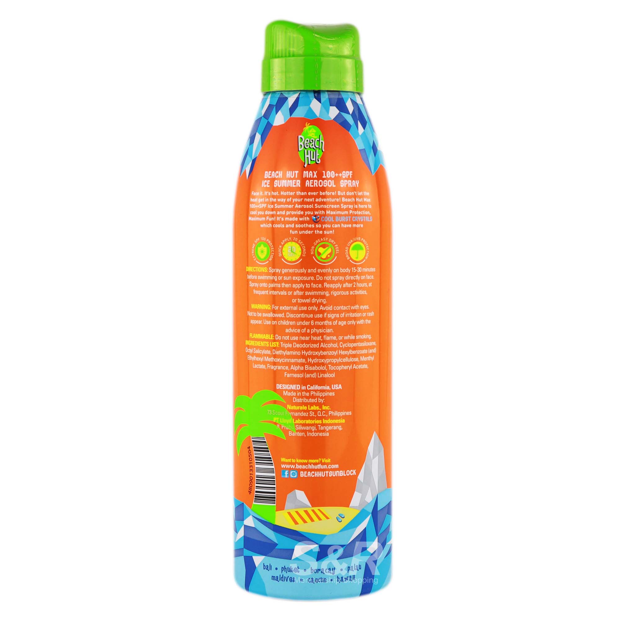 Beach Hut Max 100++ SPF Ice Summer