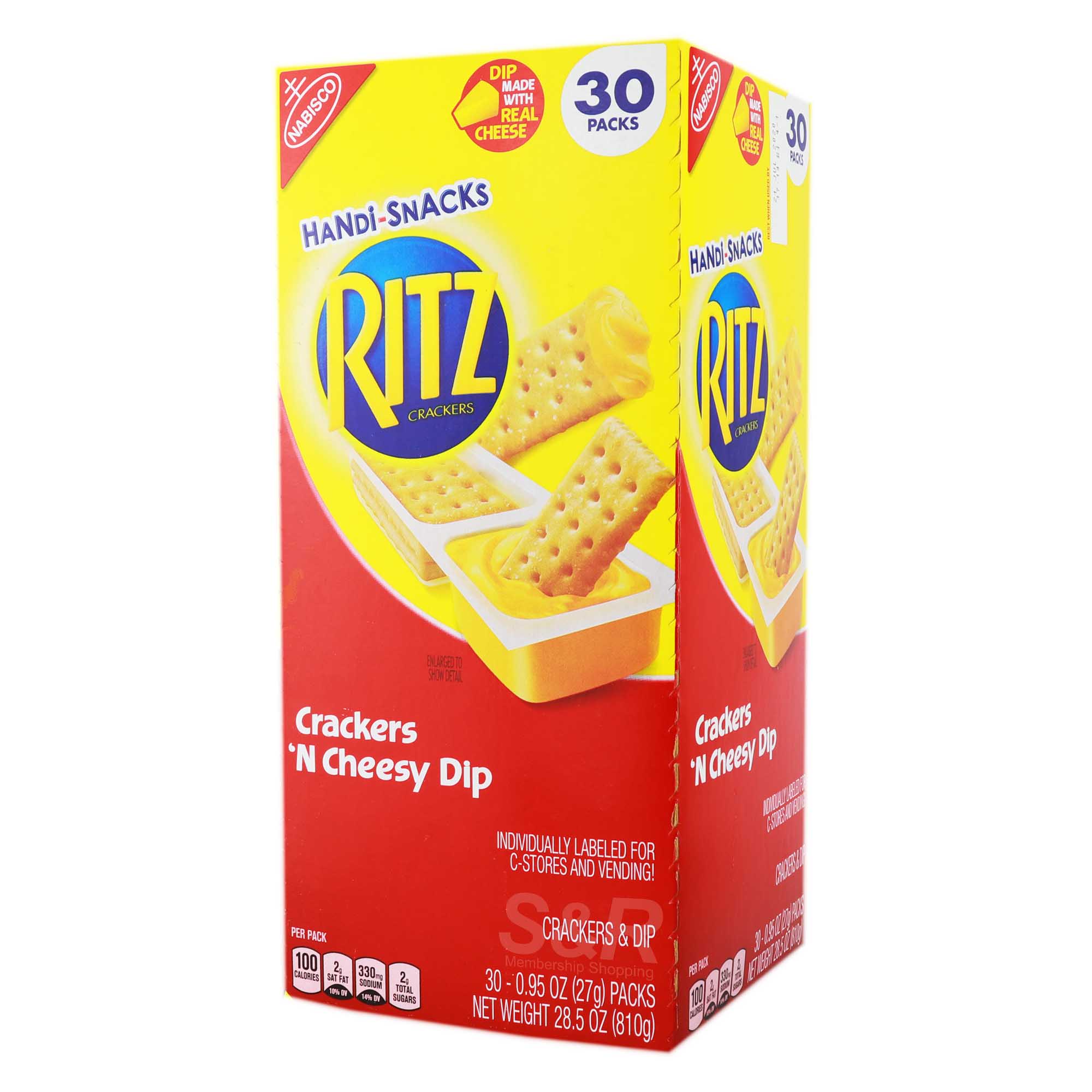 Ritz Crackers and Cheesy Dip 810g