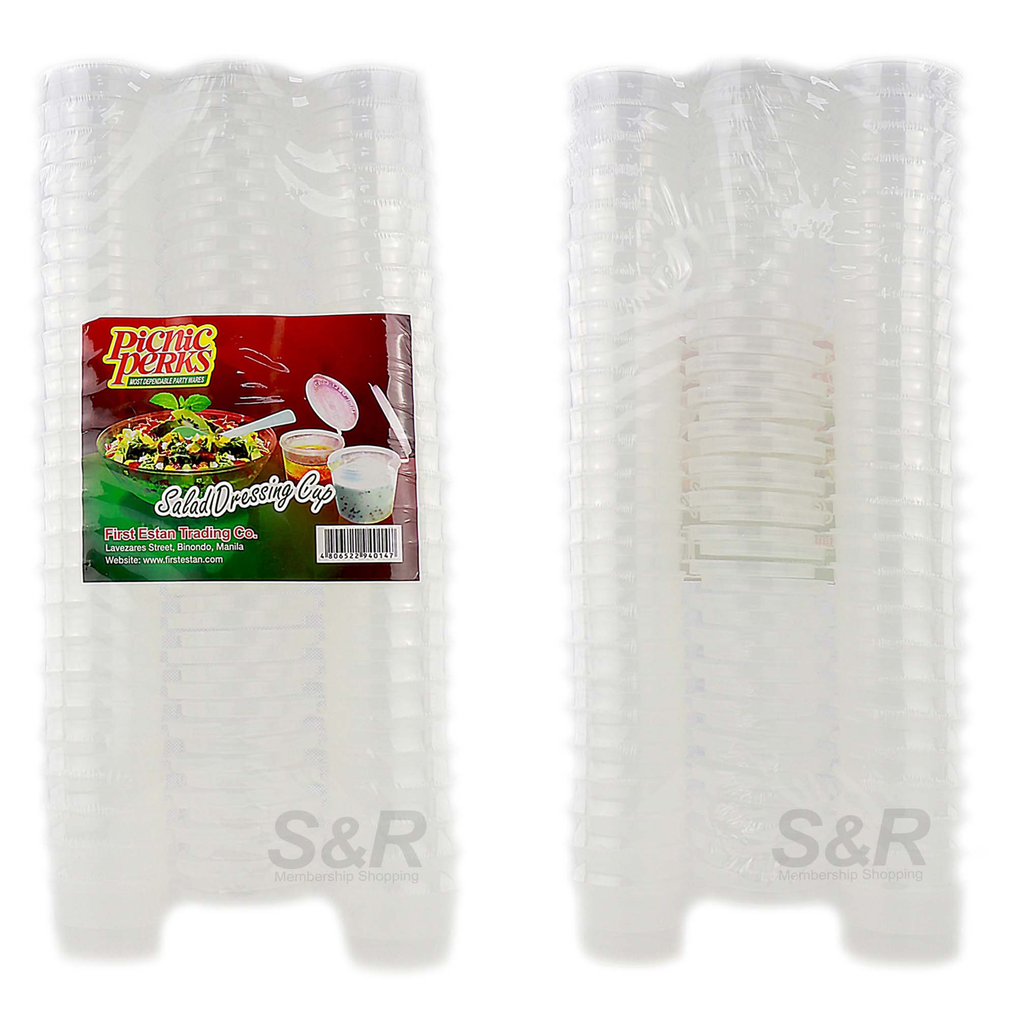 Picnic Perks Salad Dressing Disposable Plastic Cup
