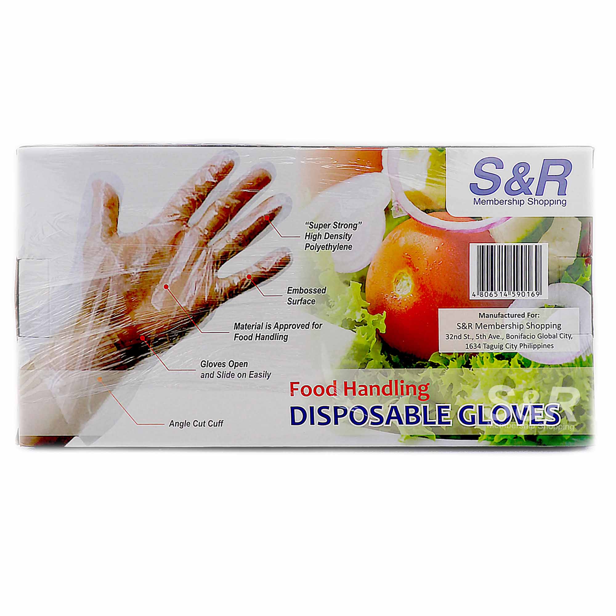 S&R Disposable Food Handling Gloves 500pcs