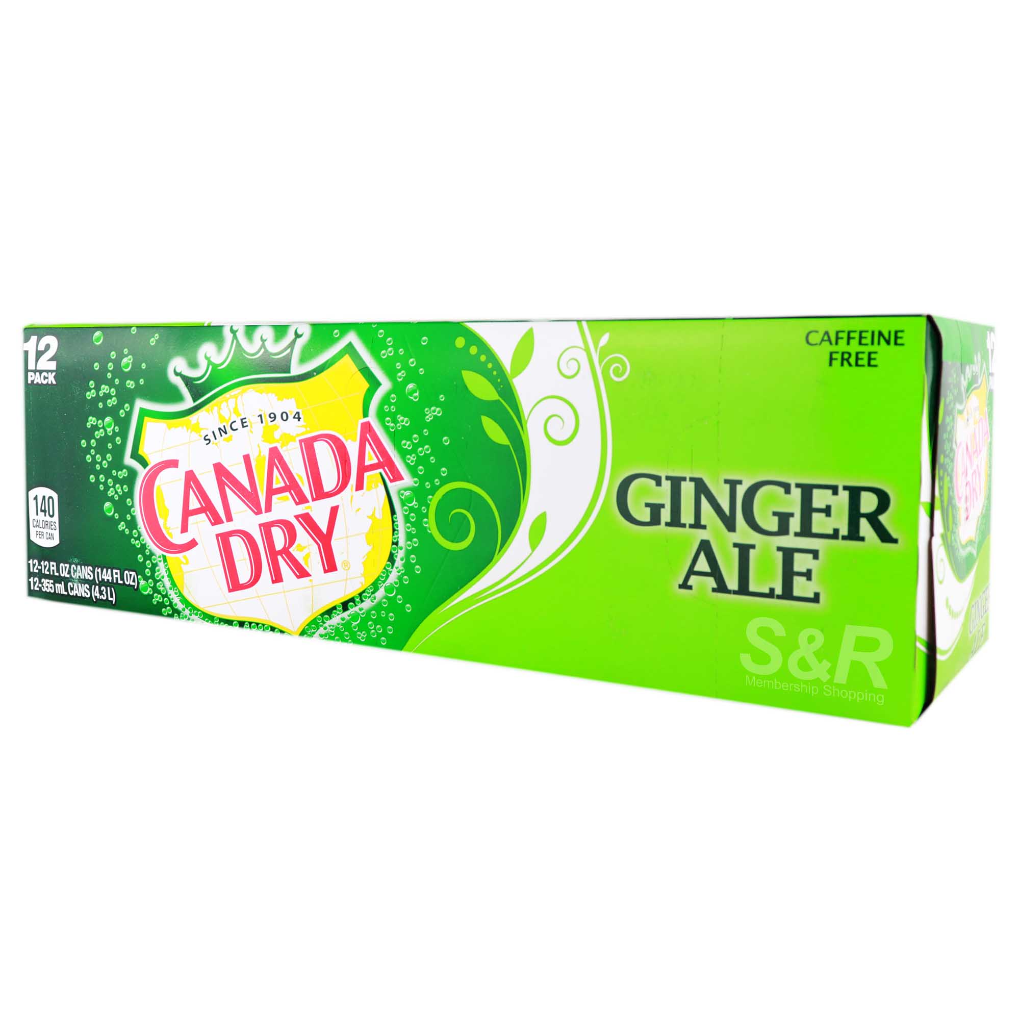 Canada Dry Ginger Ale 12 cans