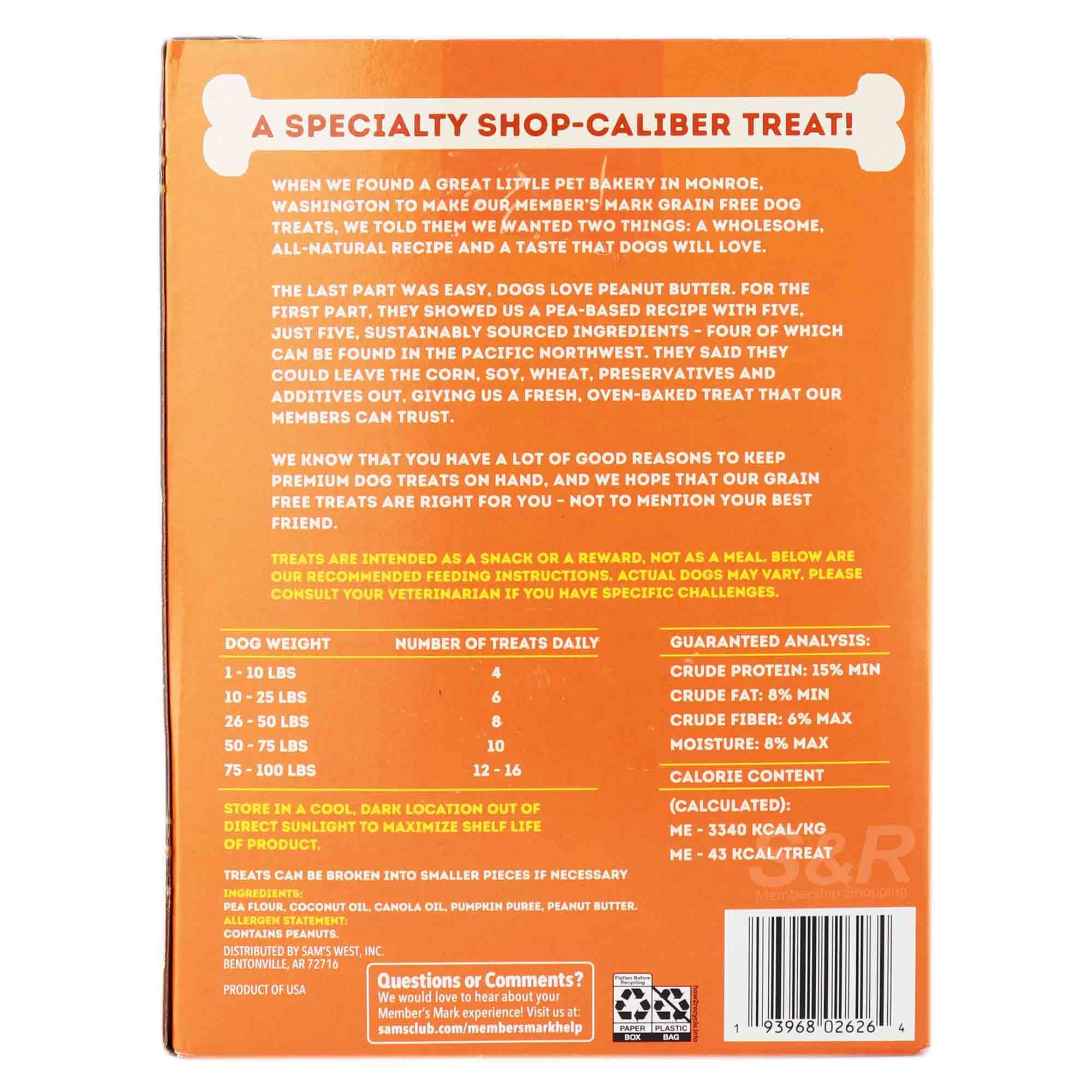 Member's Mark Grain Free Dog Treats