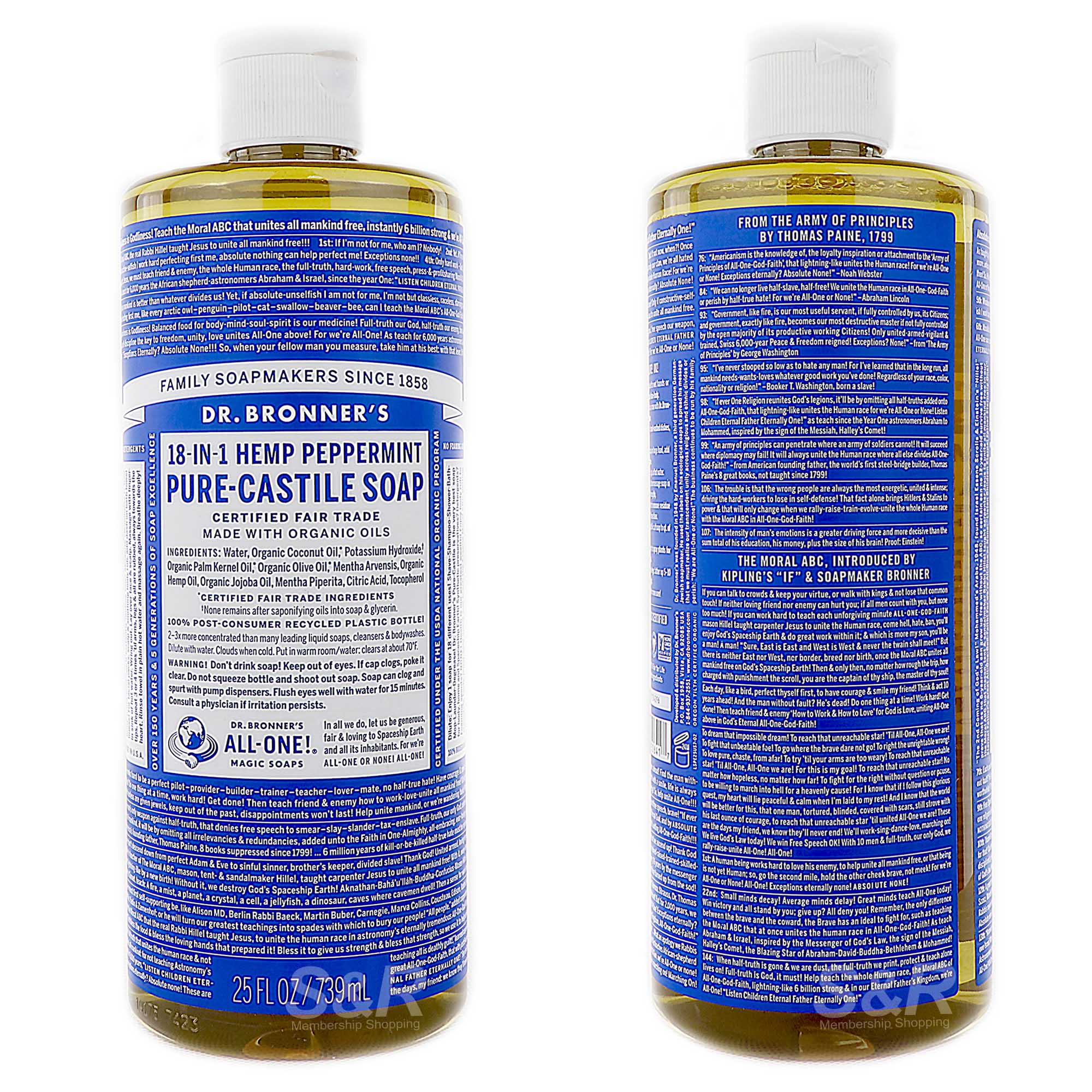 Peppermint Pure-Castile Soap
