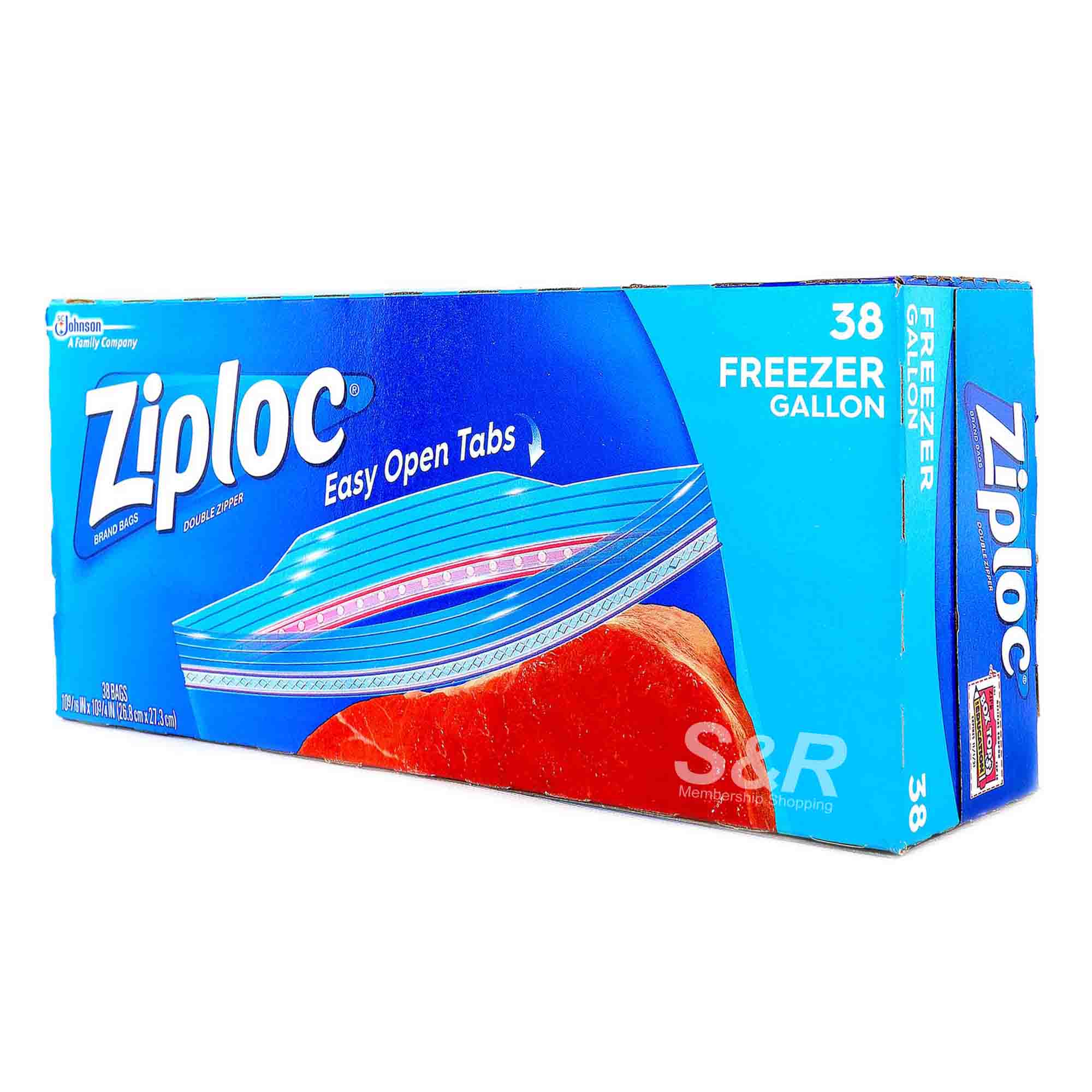 Easy Open Tabs Freezer Gallon