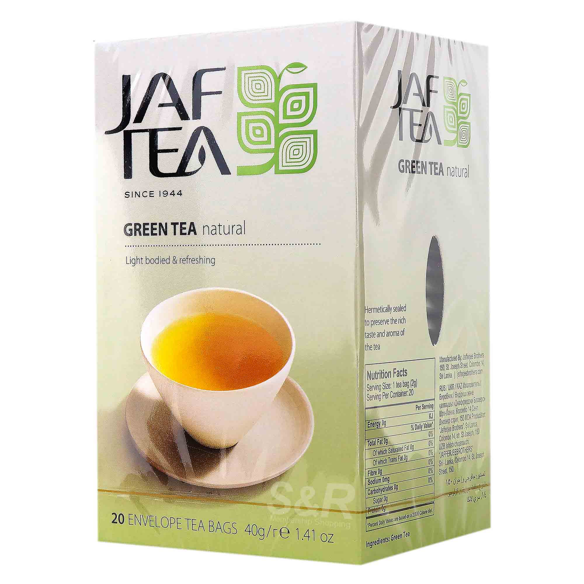 Jaf Tea Green Tea Natural