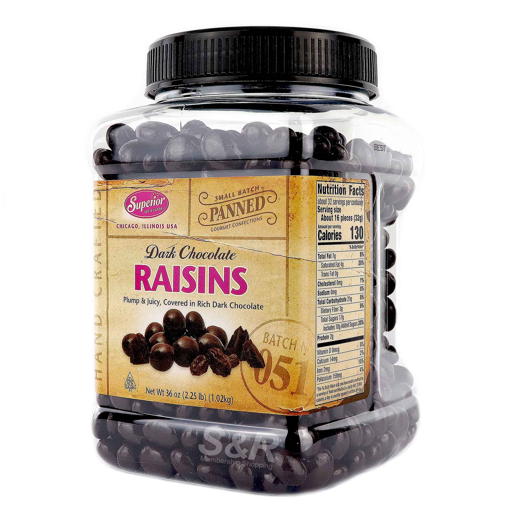 Dark Chocolate Covered Raisins