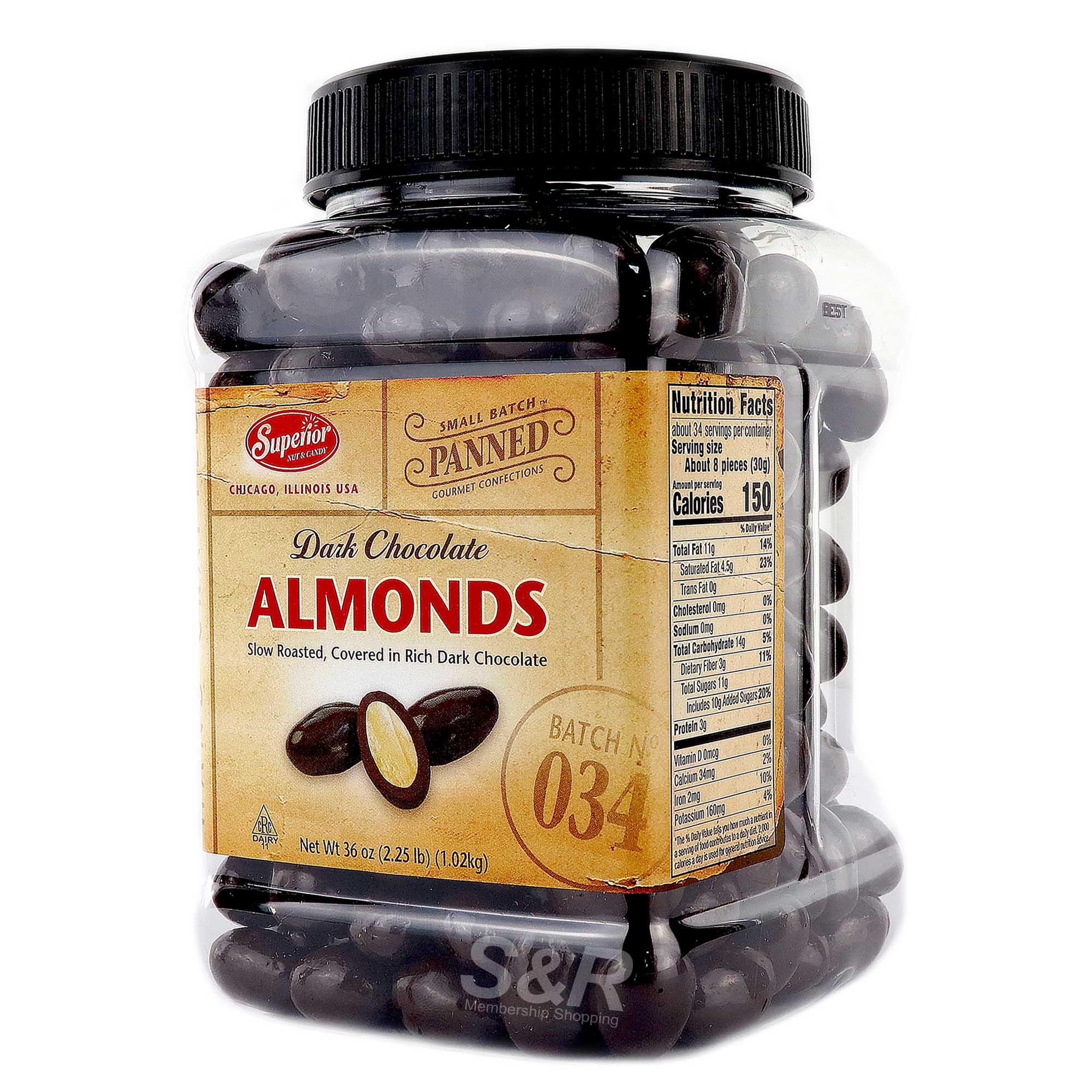 Superior Dark Chocolate Coated Almonds