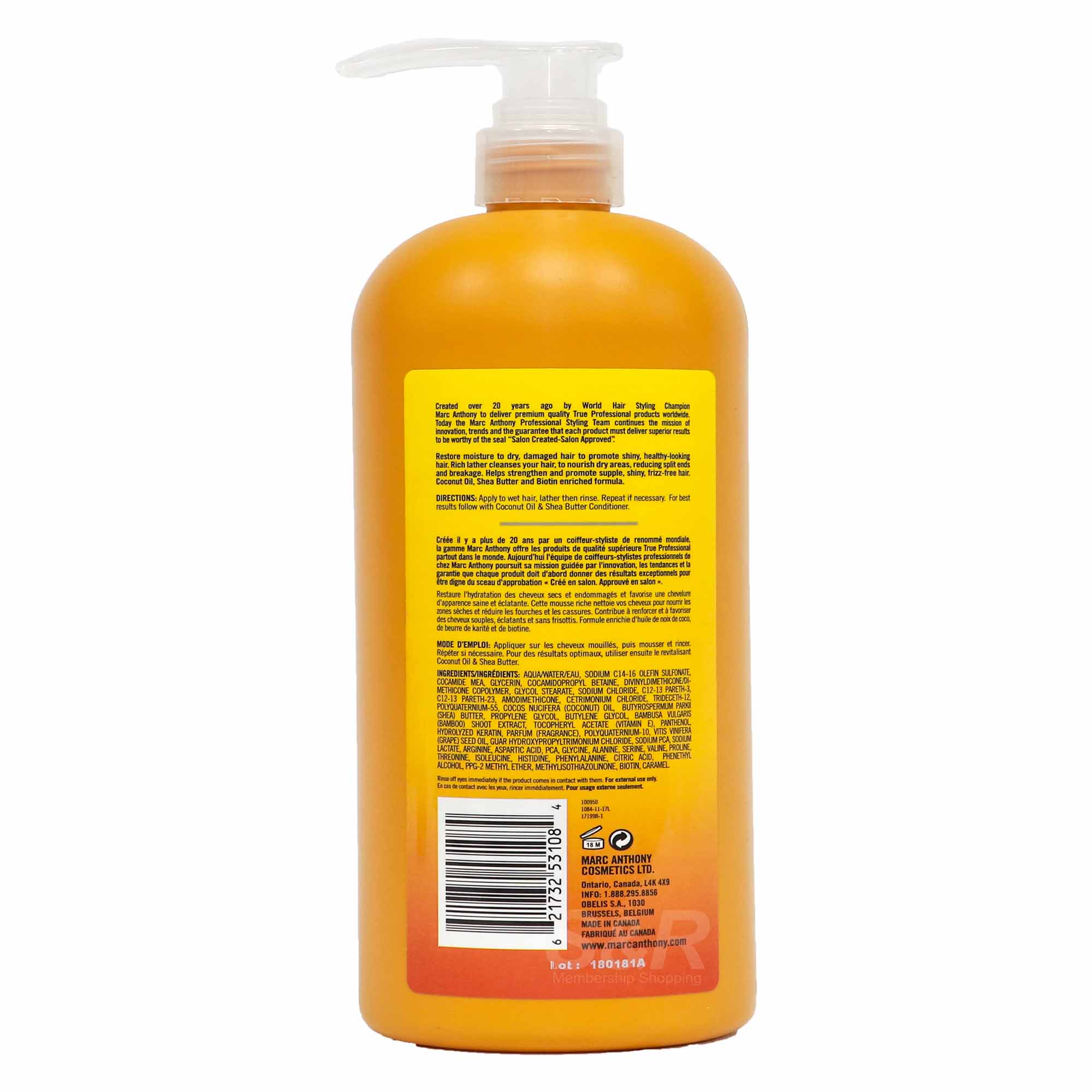 Marc Anthony Hydrating Coconut Oil & Shea Butter