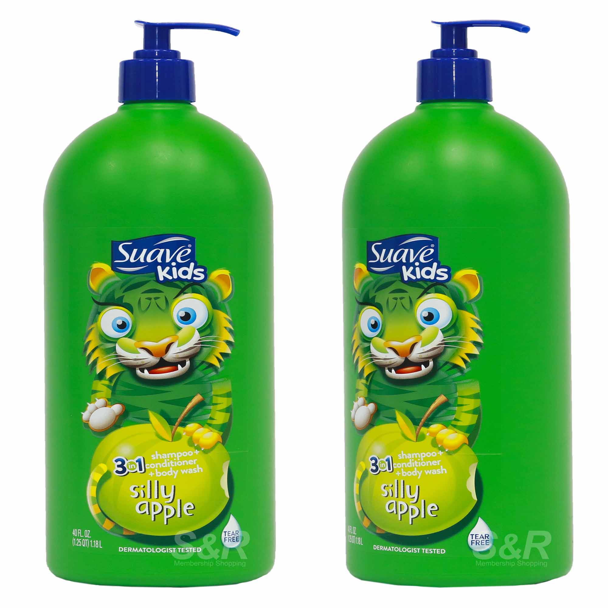 Suave Kids Silly Apple 3 In 1 Shampoo