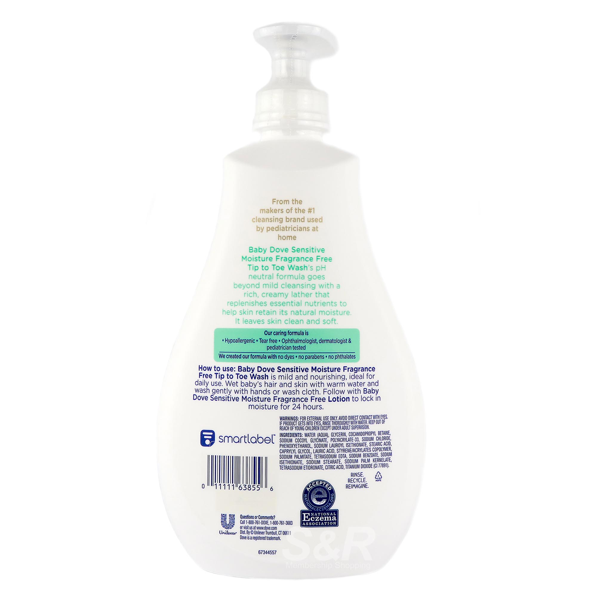 Dove Baby Tip to Toe Wash Sensitive Moisture