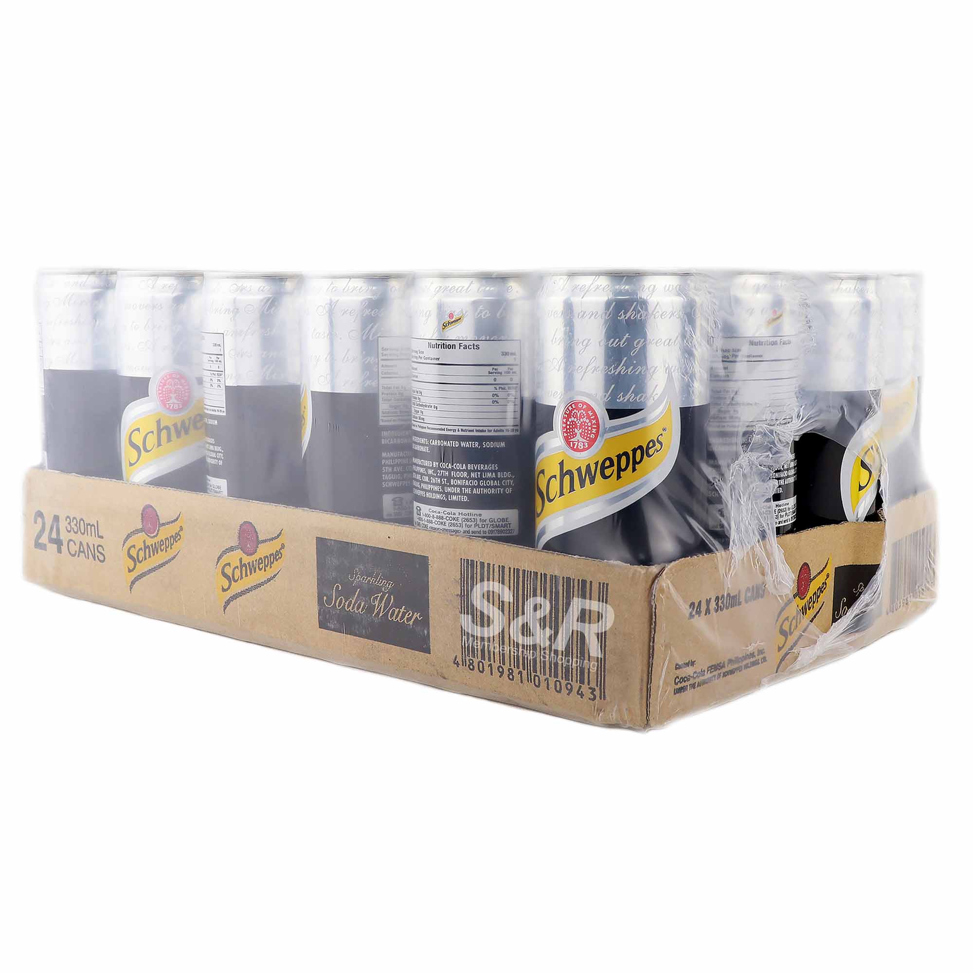 Schweppes Sparkling Soda Water