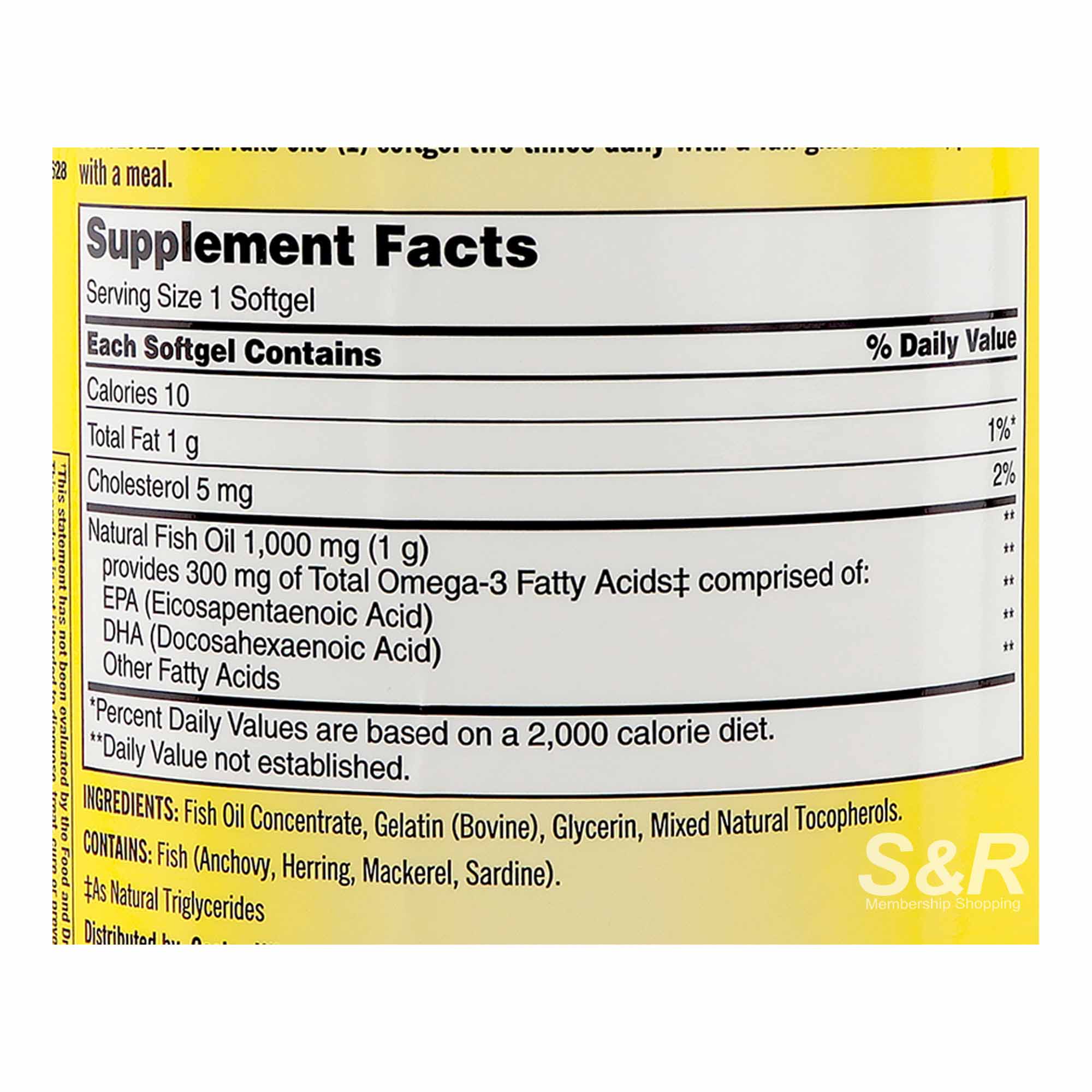 Kirkland Signature Fish Oil