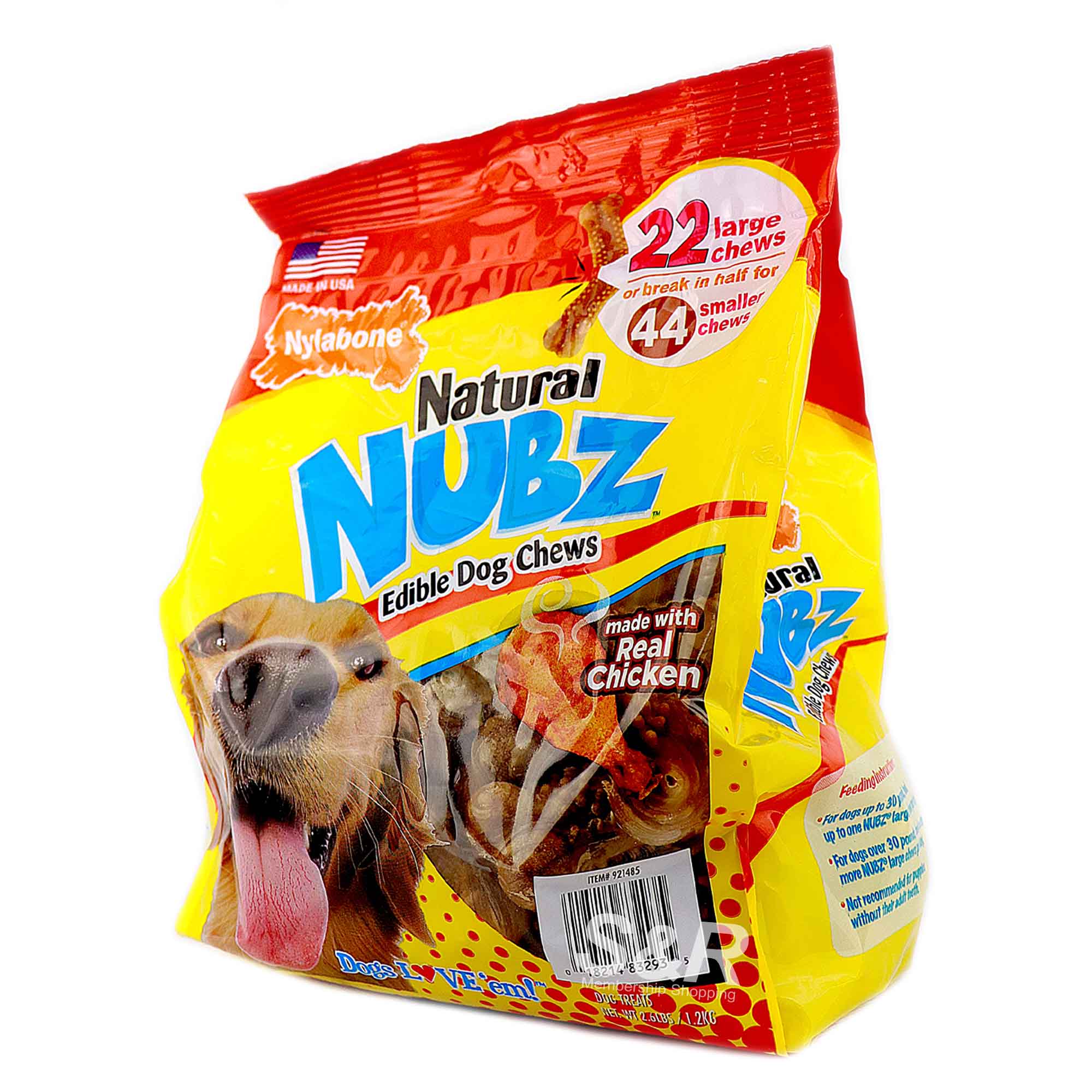 Nylabone Natural Nubz Edible Dog Chews