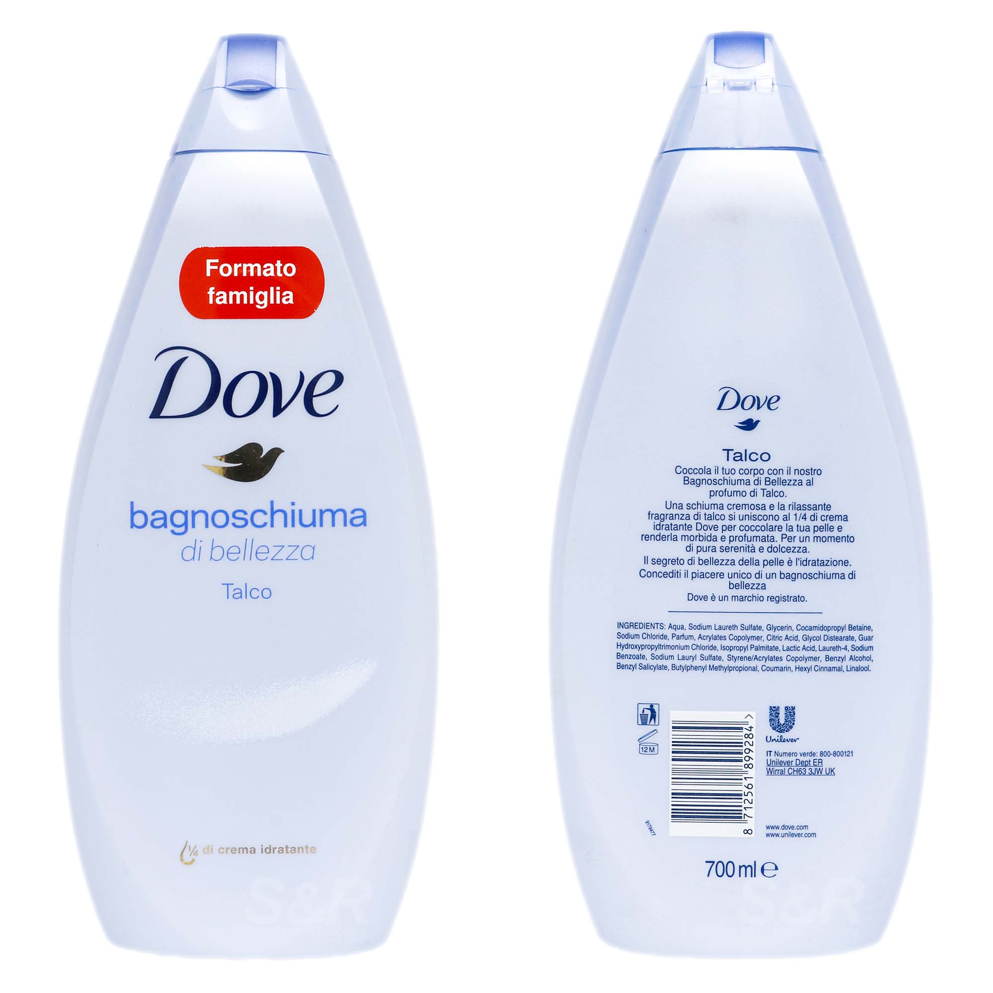 Dove Shower Gel with Talc Perfume 700mL