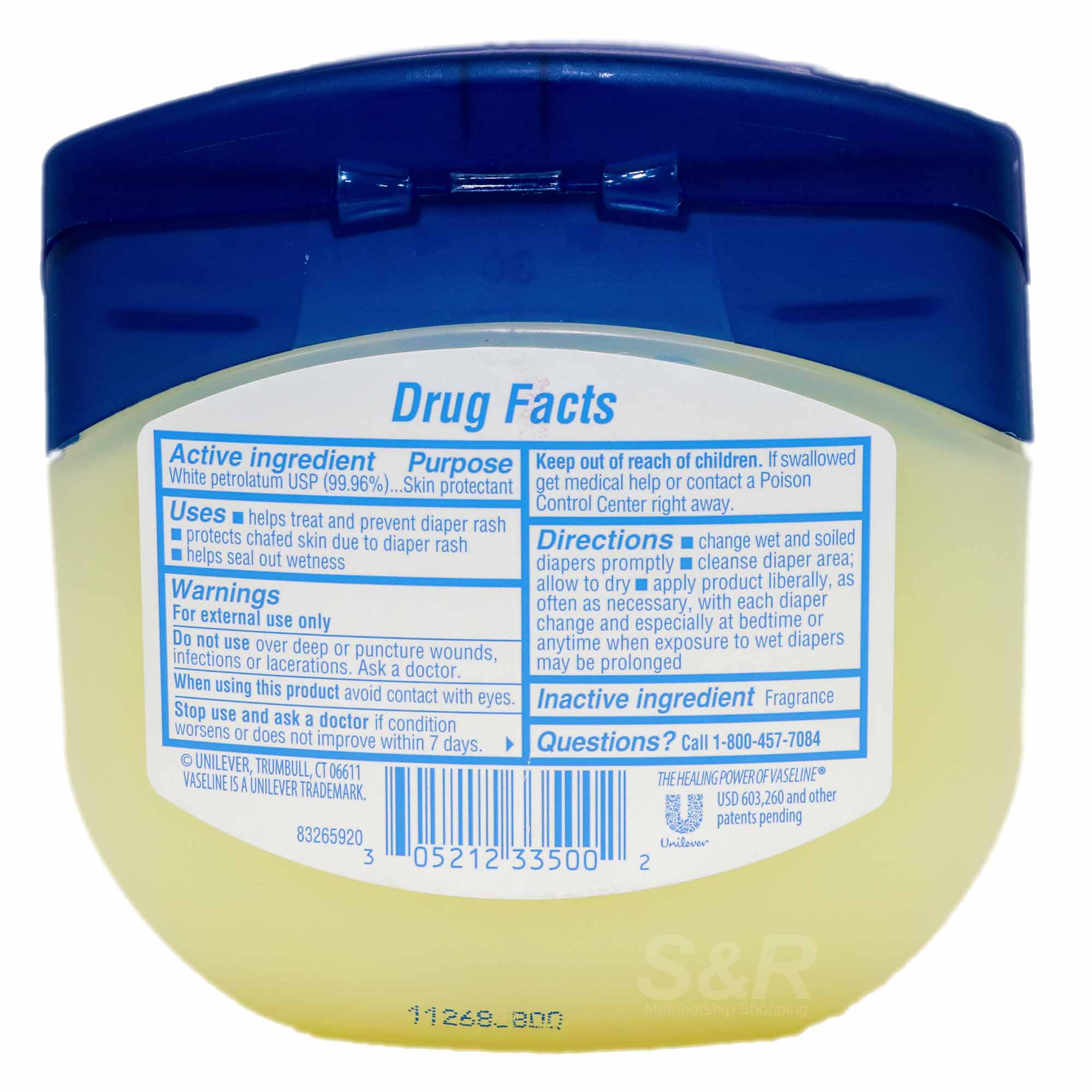 Vaseline Baby Hypoallergenic