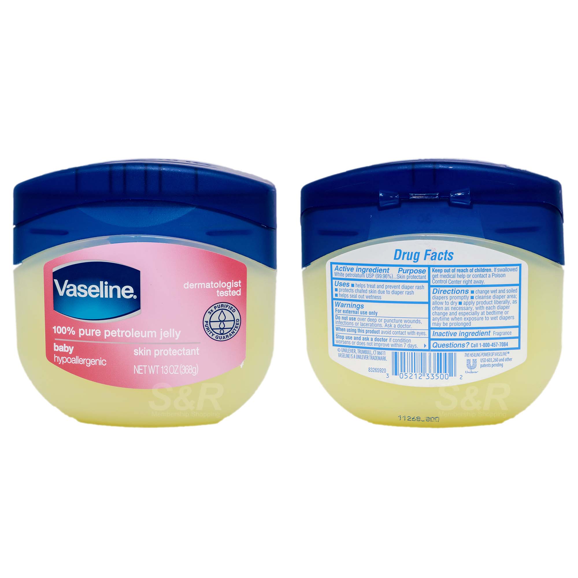Vaseline Baby Hypoallergenic