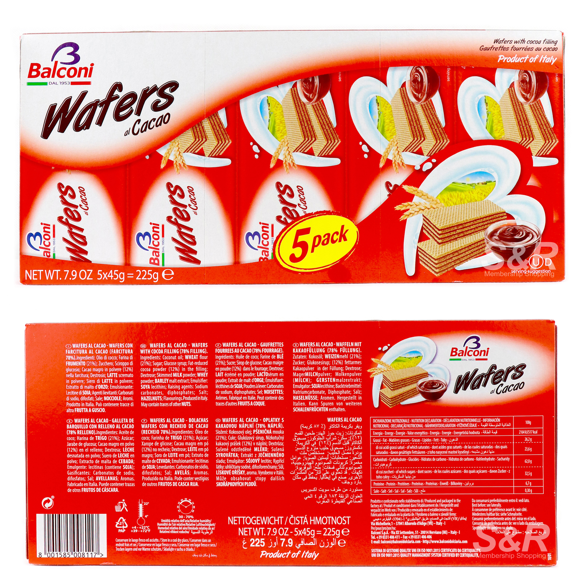 Balconi Wafers
