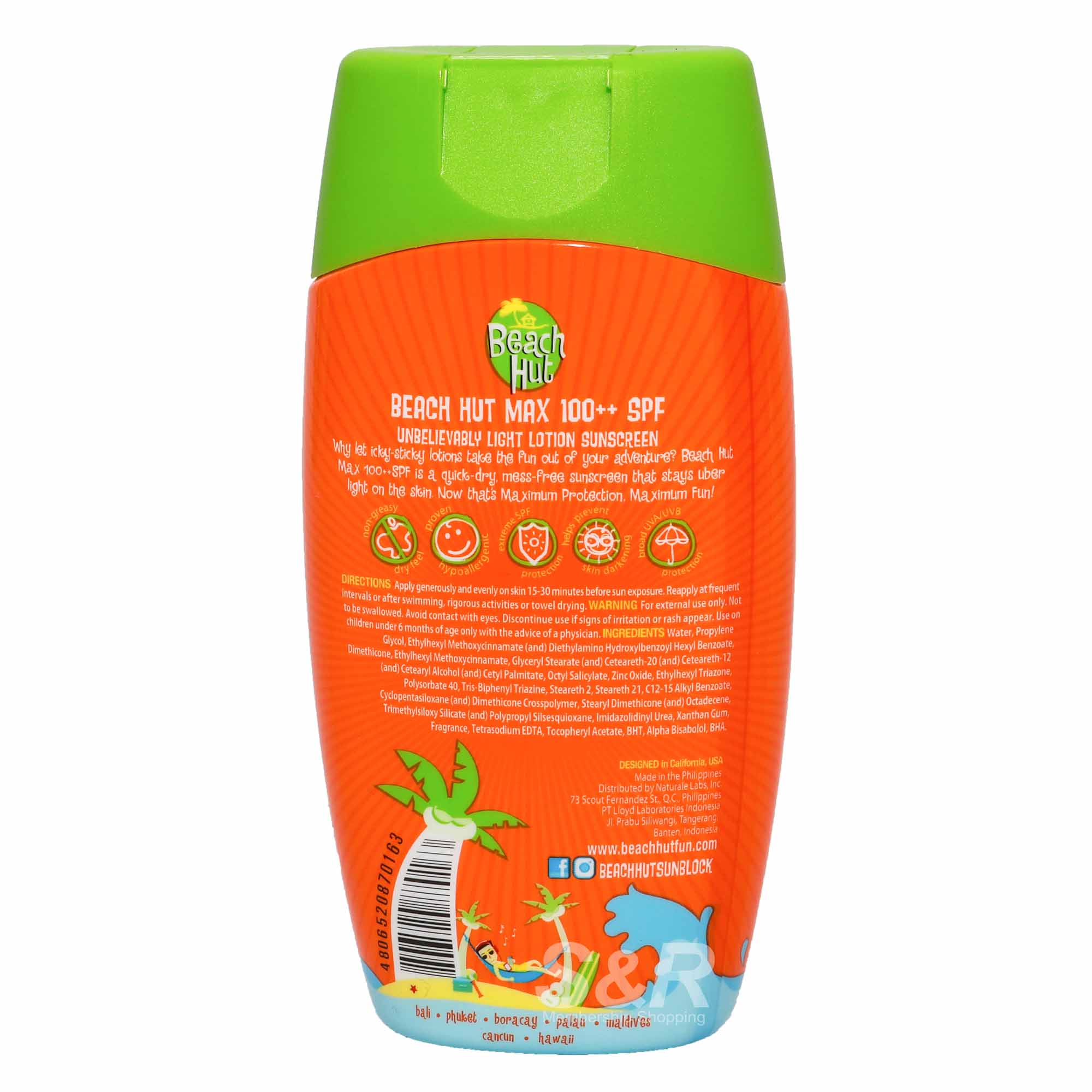 Beach Hut Max 100++ SPF Lotion