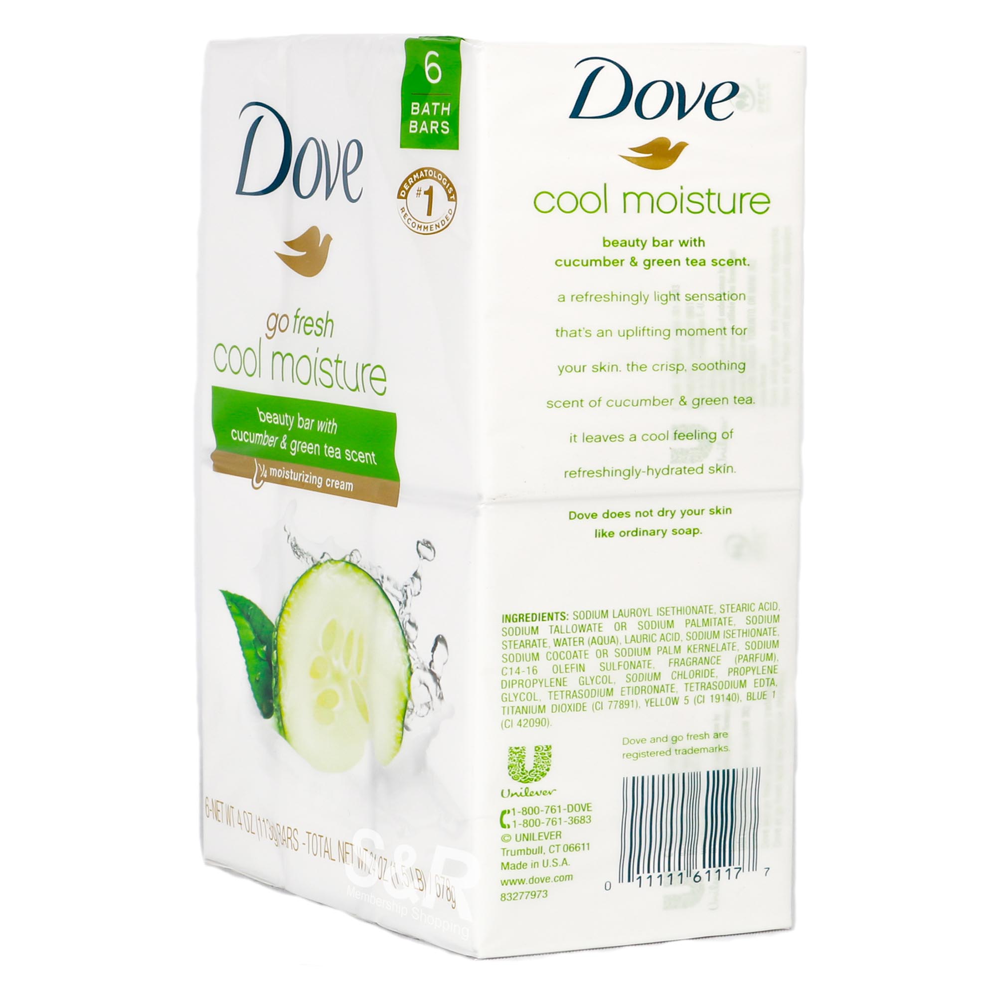 Dove Go Fresh Cool Moisture Cucumber & Green Tea Scent