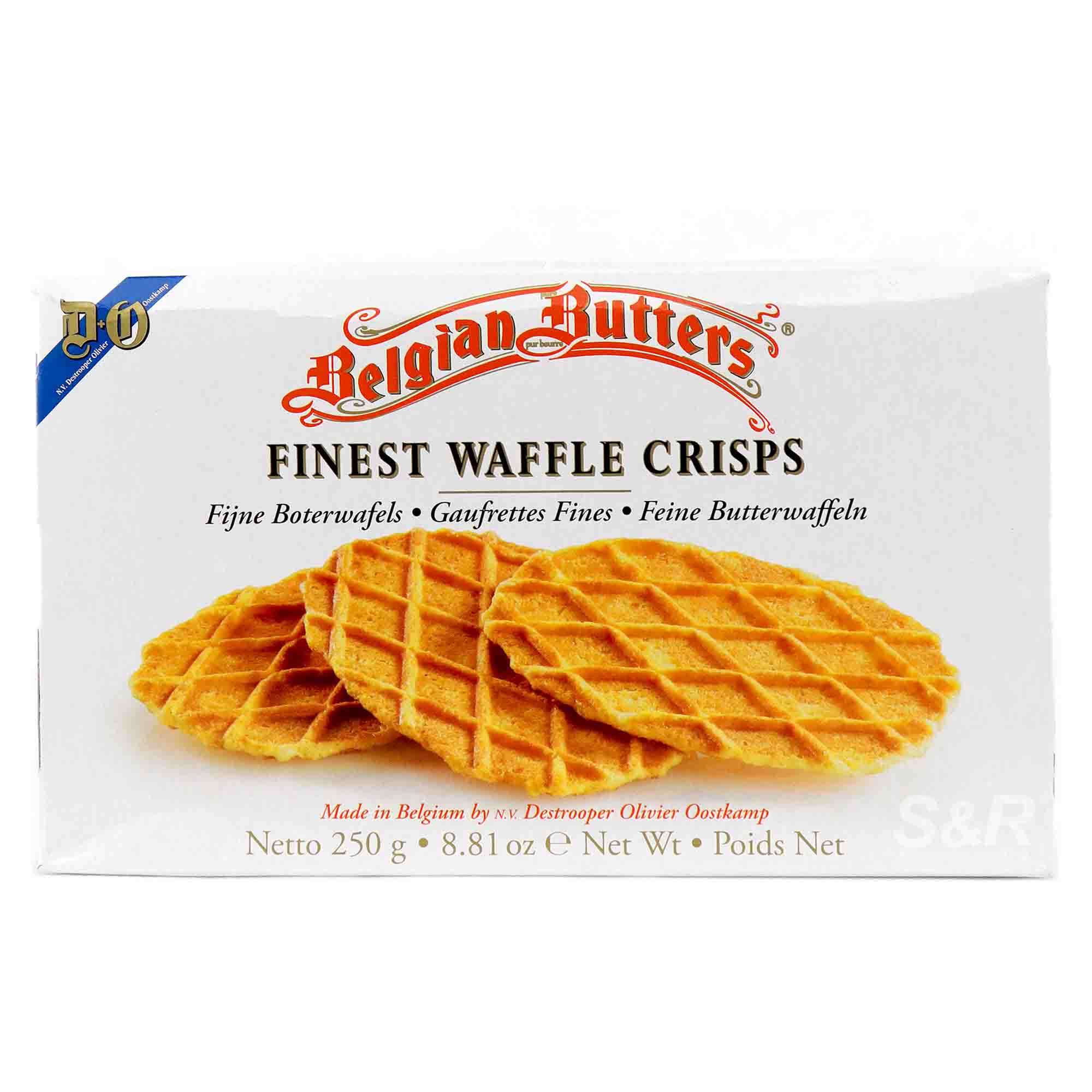 Belgian Butters Finest Waffle Crisps 250g