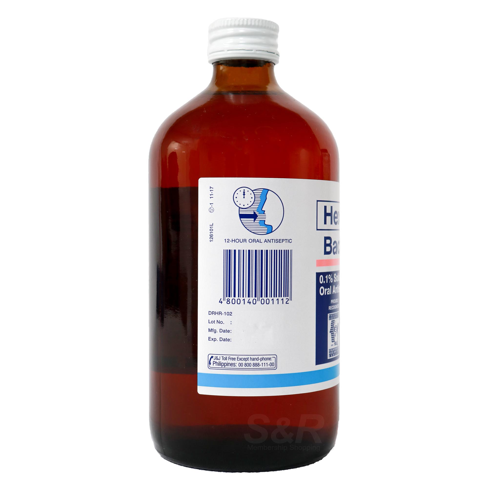 Hexetidine Bactidol Oral Antiseptic Solution 500mL