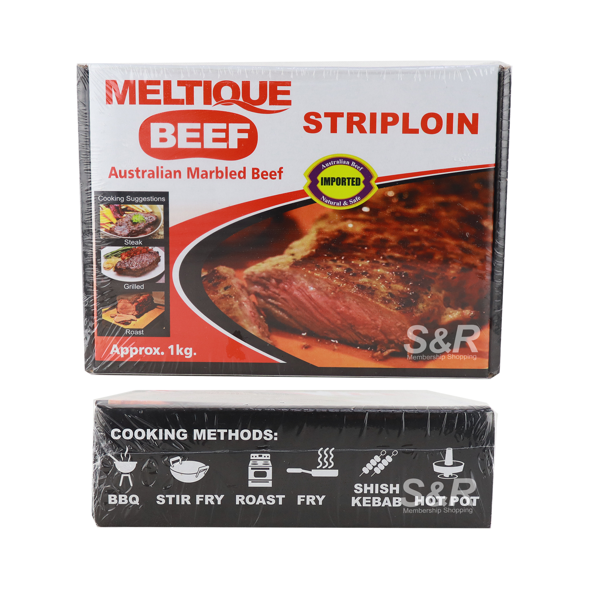 Meltique Beef Australian Marbled Beef Striploin 1kg