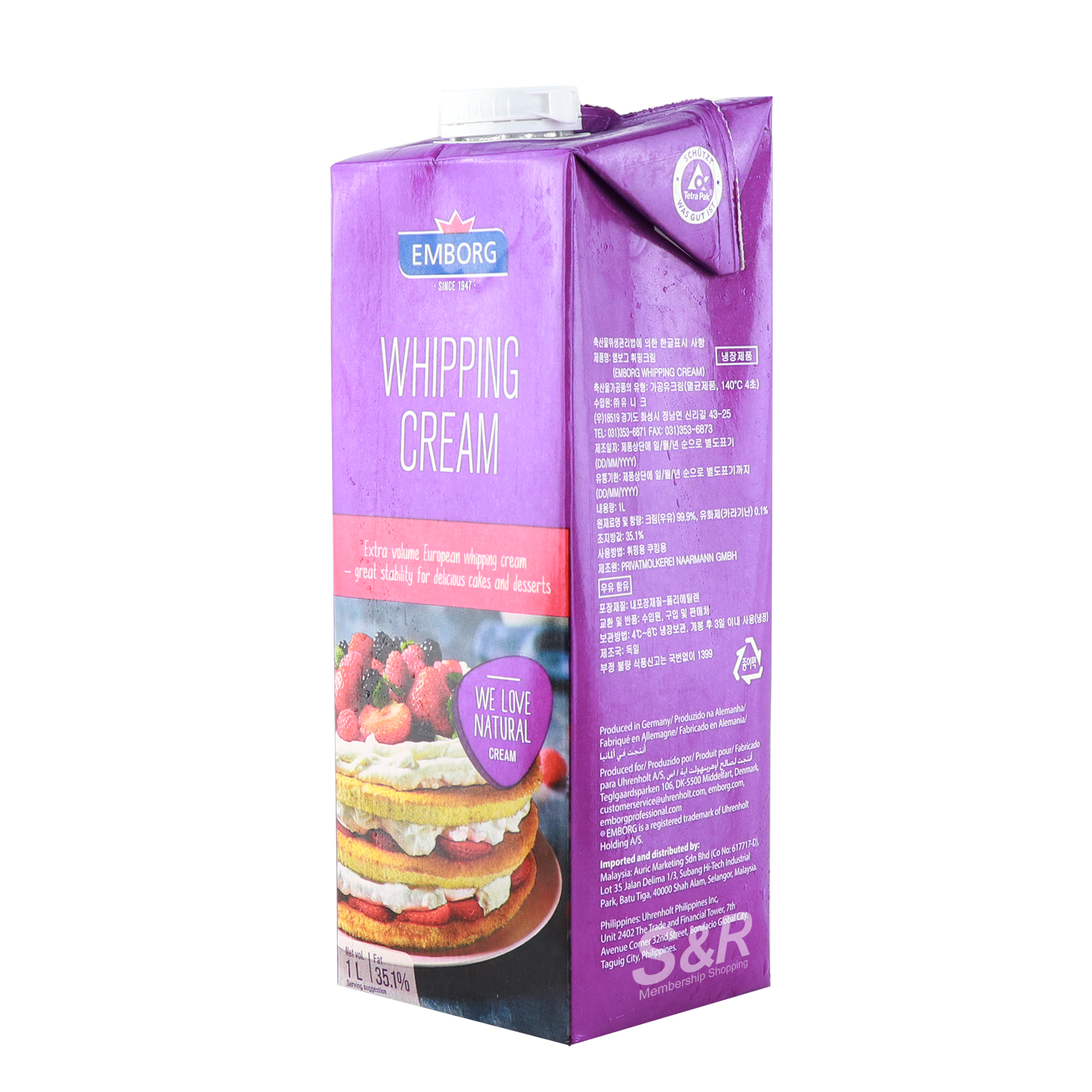 Emborg Whipping Cream